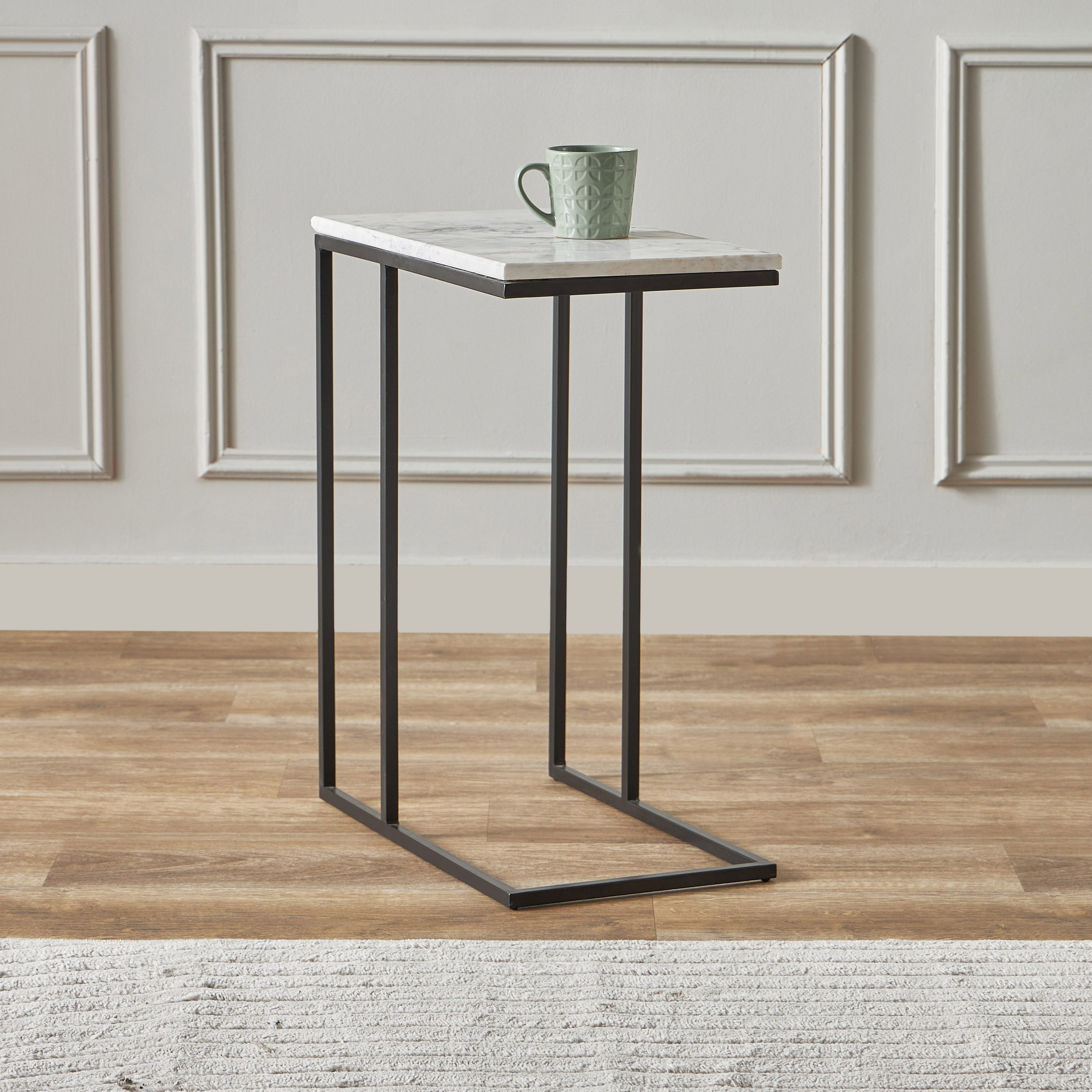 طاولة كونسول بسطح من الرخام الأصلي - تورين من كافون-hbxfurniture-livingroom-endtables-image-1