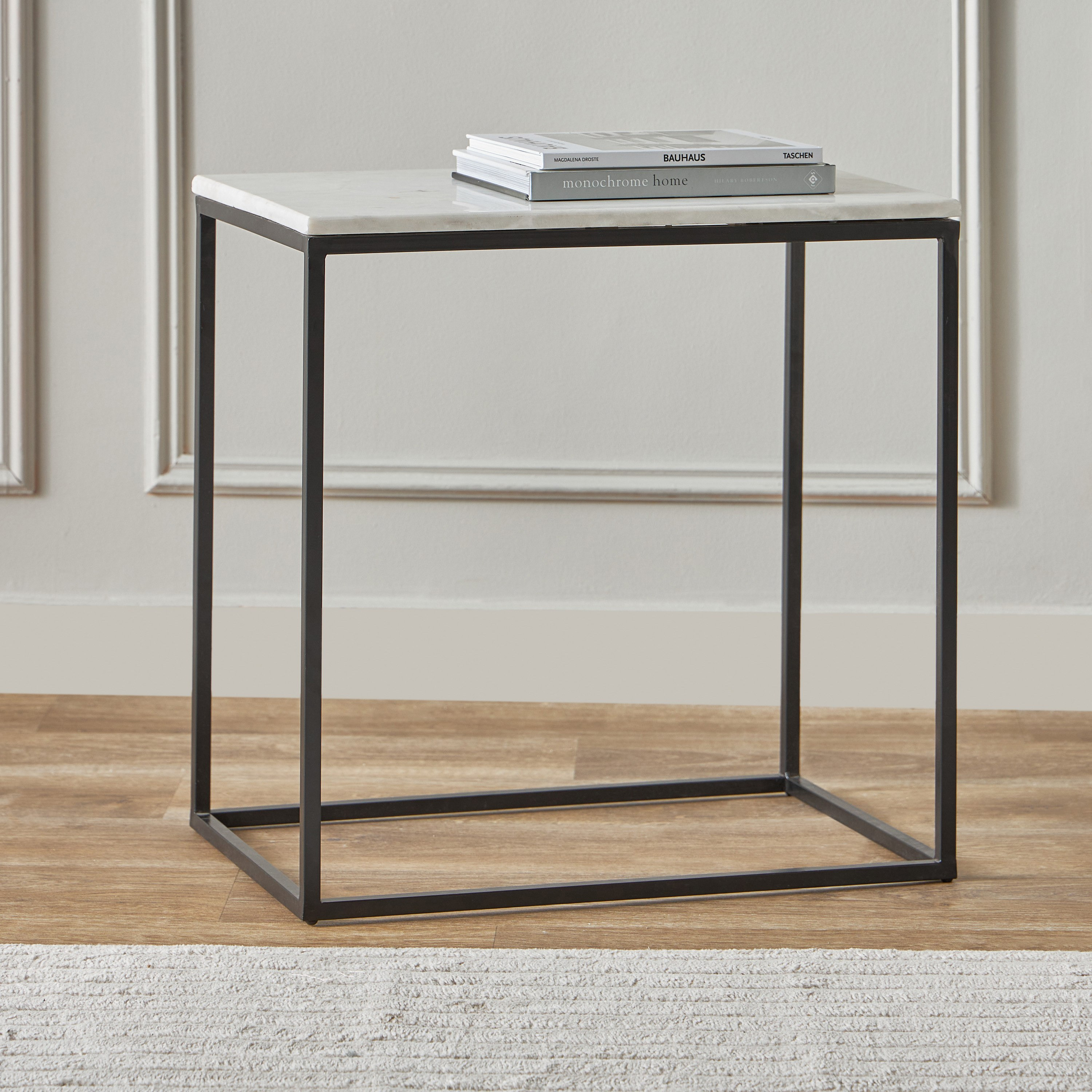 طاولة جانبية طويلة بسطح من الرخام الأصلي - تورين من كافون-hbxfurniture-tablesandstands-consoletables-image-1