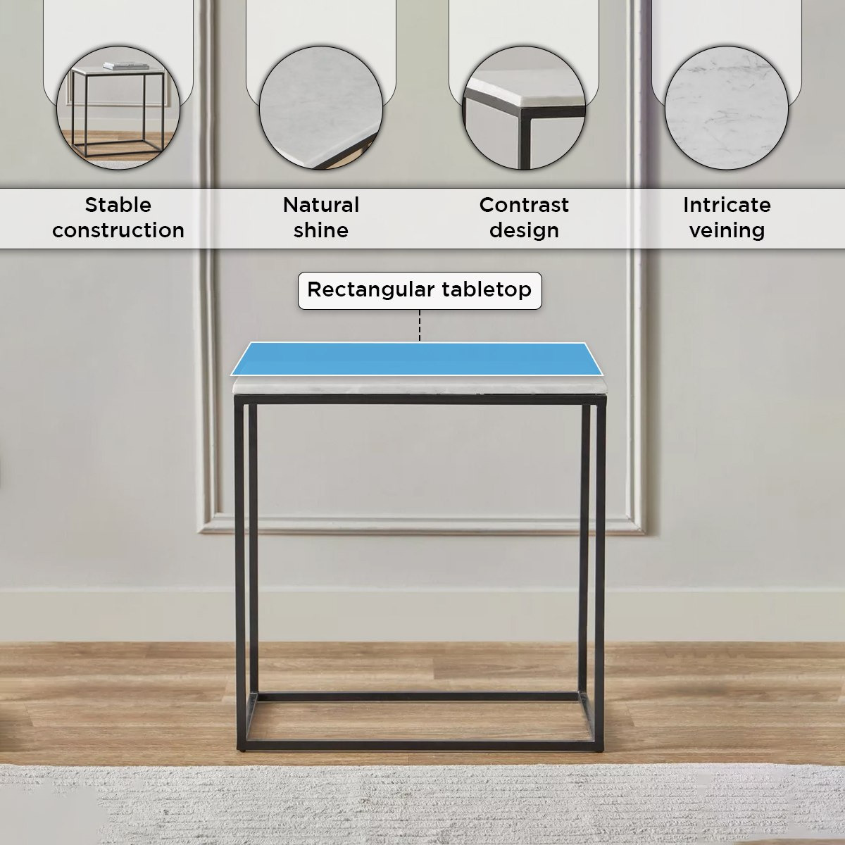 طاولة جانبية طويلة بسطح من الرخام الأصلي - تورين من كافون-hbxfurniture-tablesandstands-consoletables-image-5