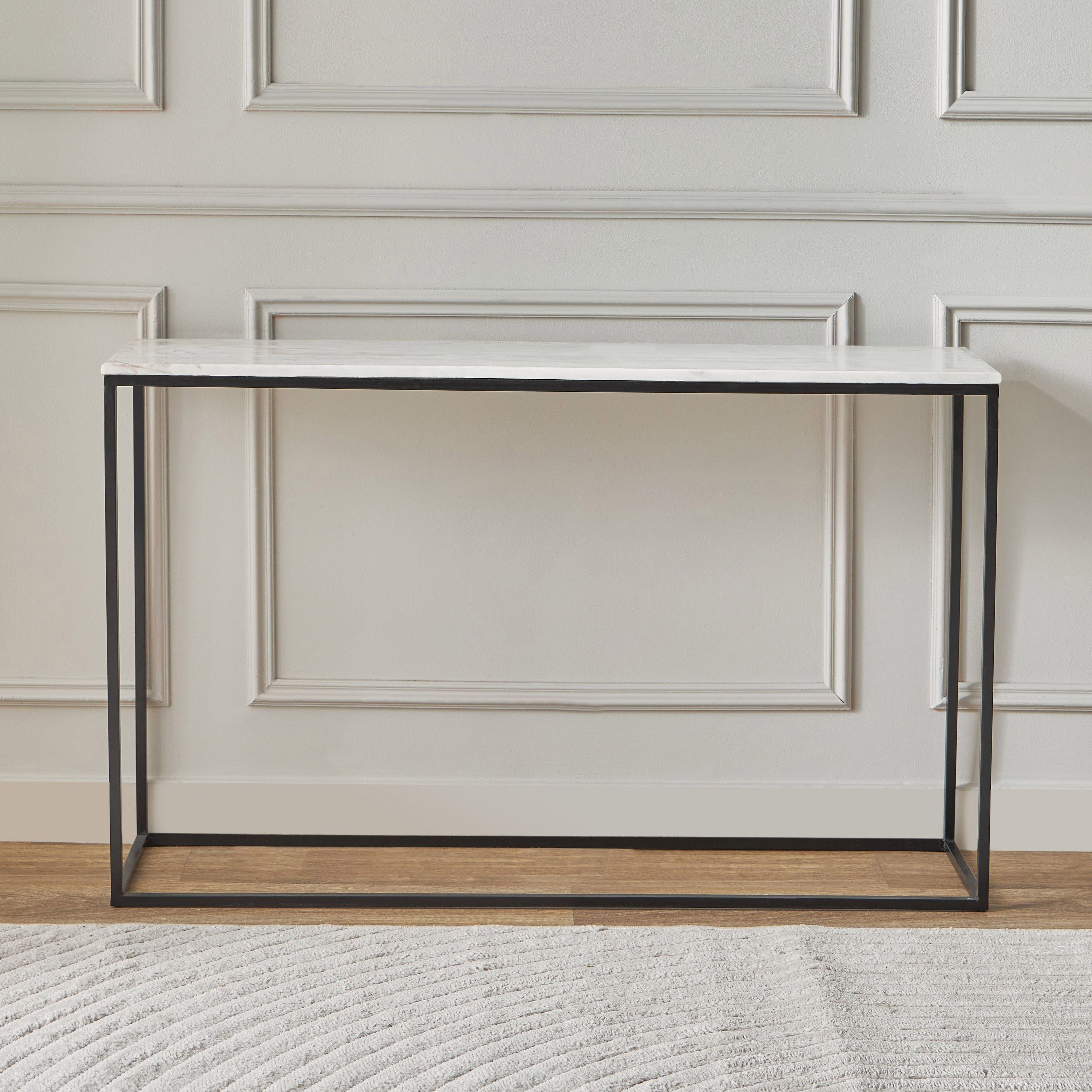 طاولة كونسول بسطح من الرخام الأصلي - تورين من فيندرا-hbxfurniture-tablesandstands-consoletables-image-4