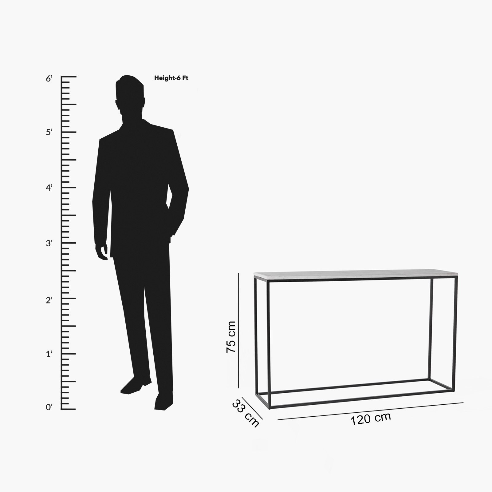 طاولة كونسول بسطح من الرخام الأصلي - تورين من فيندرا-hbxfurniture-tablesandstands-consoletables-image-9