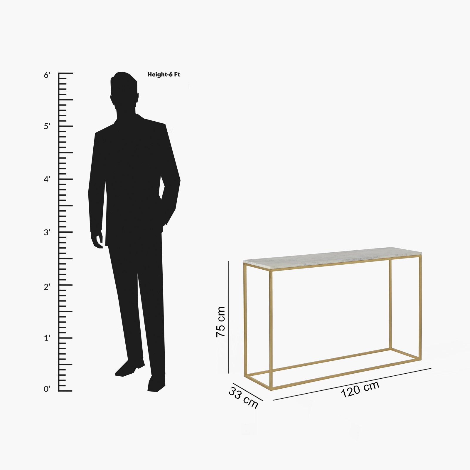 طاولة كونسول بسطح من الرخام الأصلي - تورين من فيندرا-hbxfurniture-tablesandstands-consoletables-image-9