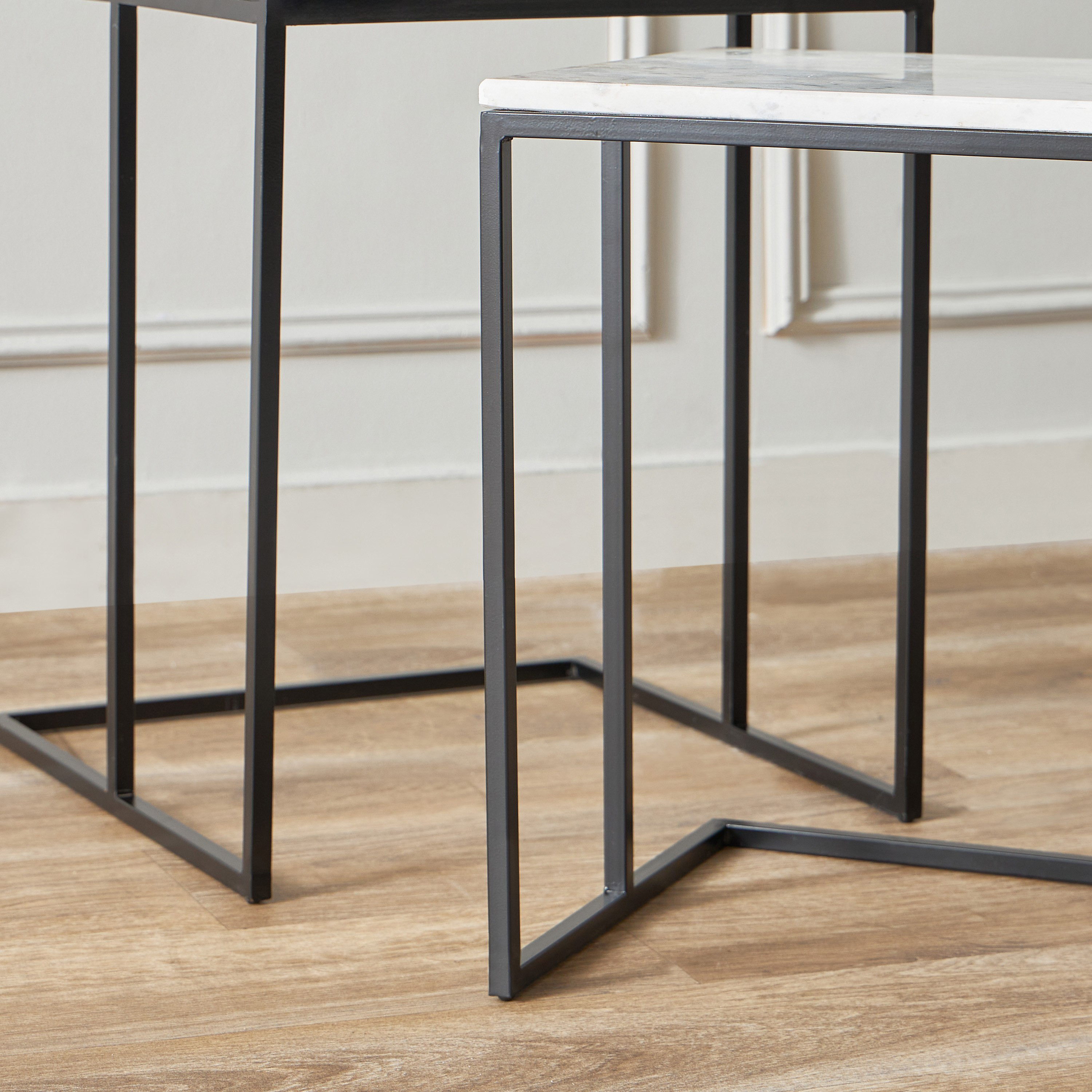 Cavon Duo Genuine Marble Top Nest of Tables - Set of 2-hbxfurniture-livingroom-nestingtables-image-6