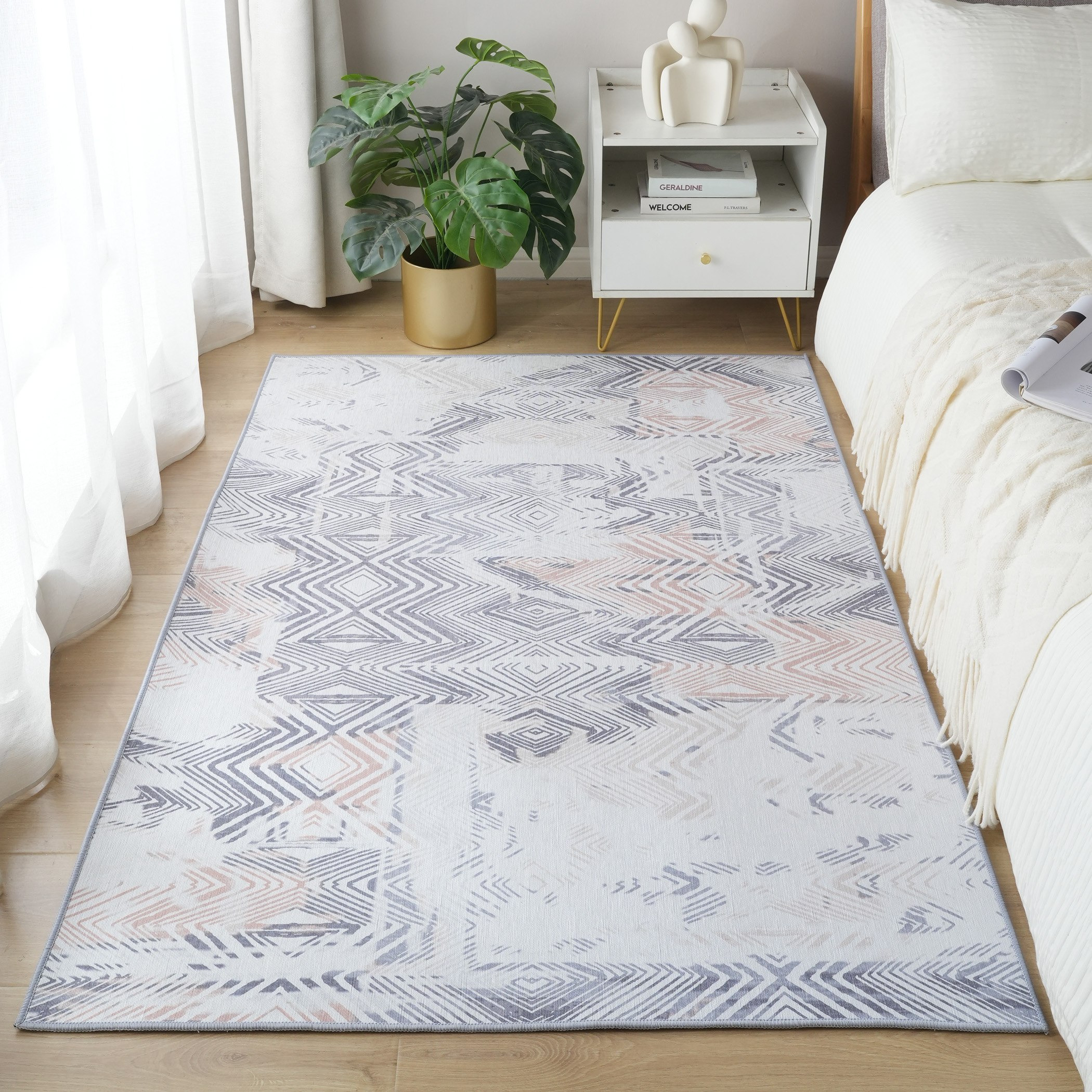 سجادة سانا بطبعات من أتلانتا - 110x160 سم-hbxdecorandfurnishings-floorcoverings-rugs-image-1