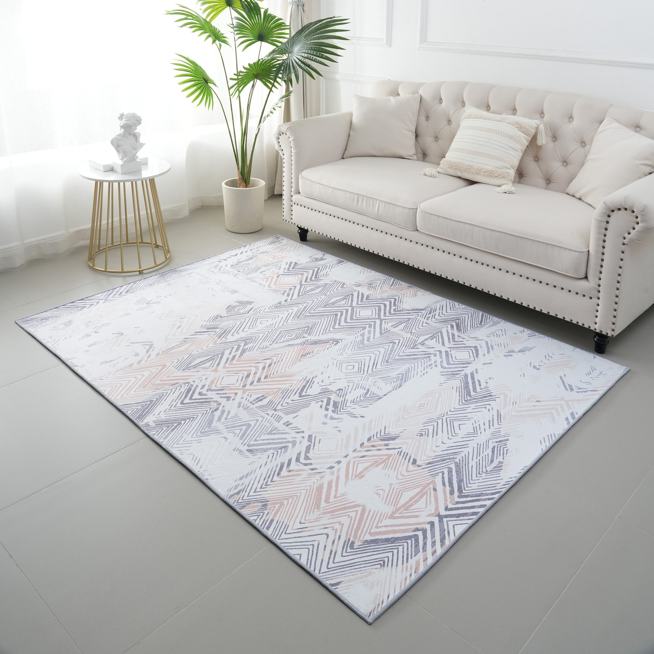 Atlanta Sana Printed Rug - 150x200 cm-hbxdecorandfurnishings-floorcoverings-rugs-image-1