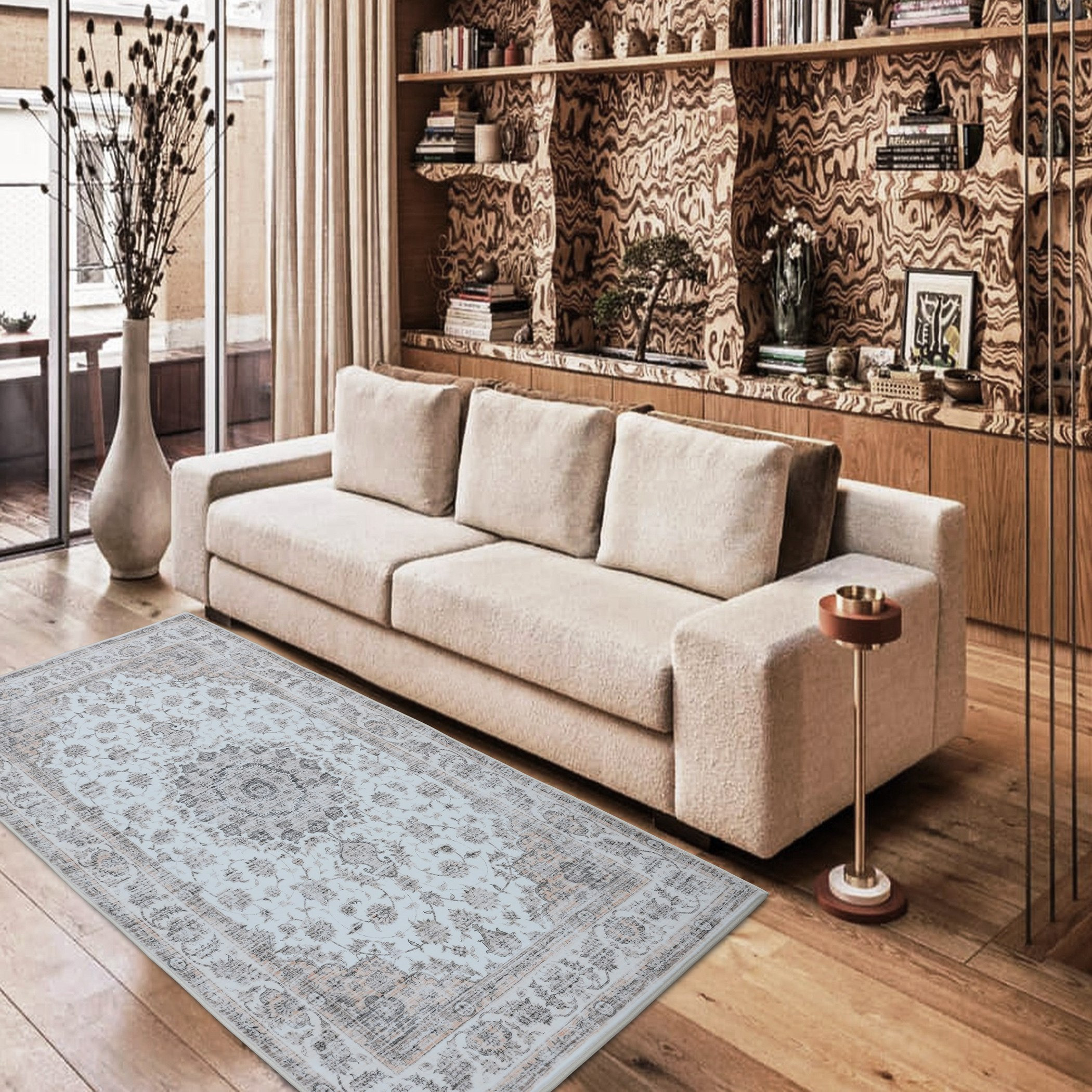 سجادة مخملية فاريتو من ميراج - 80x230 سم-hbxdecorandfurnishings-floorcoverings-rugs-image-1