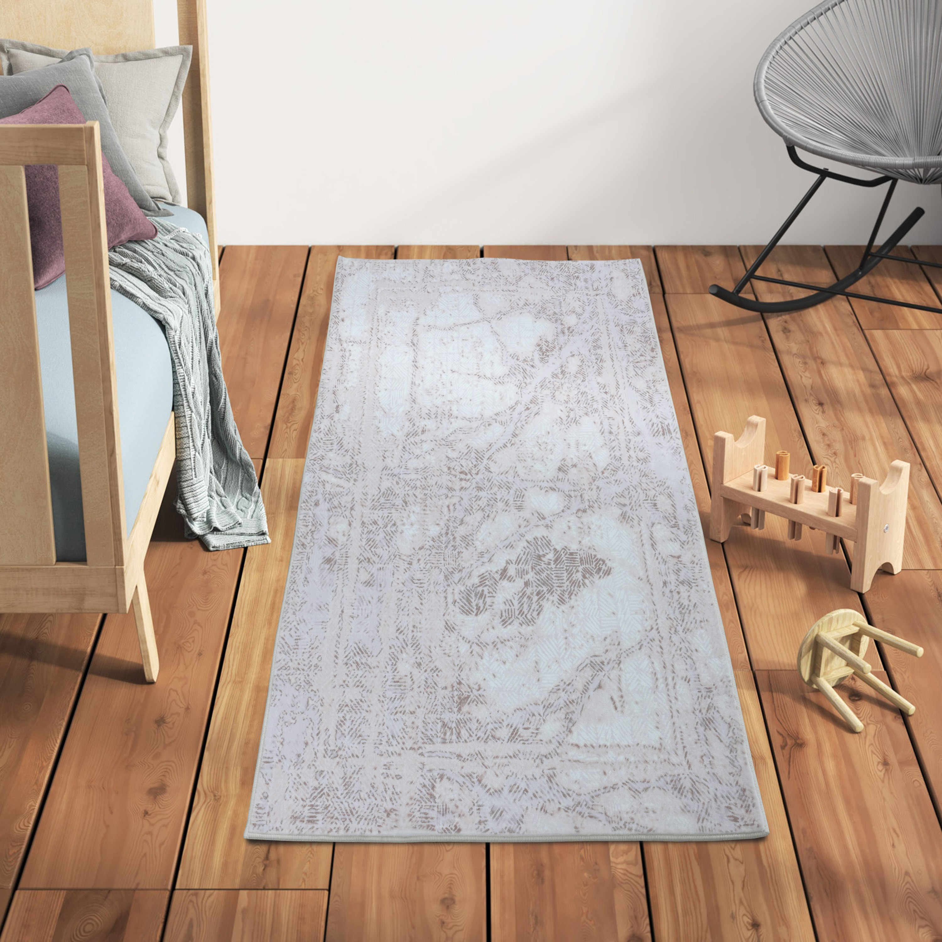 Miraj Rayli Velvet Rug - 80x230 cm-hbxdecorandfurnishings-floorcoverings-rugs-image-2