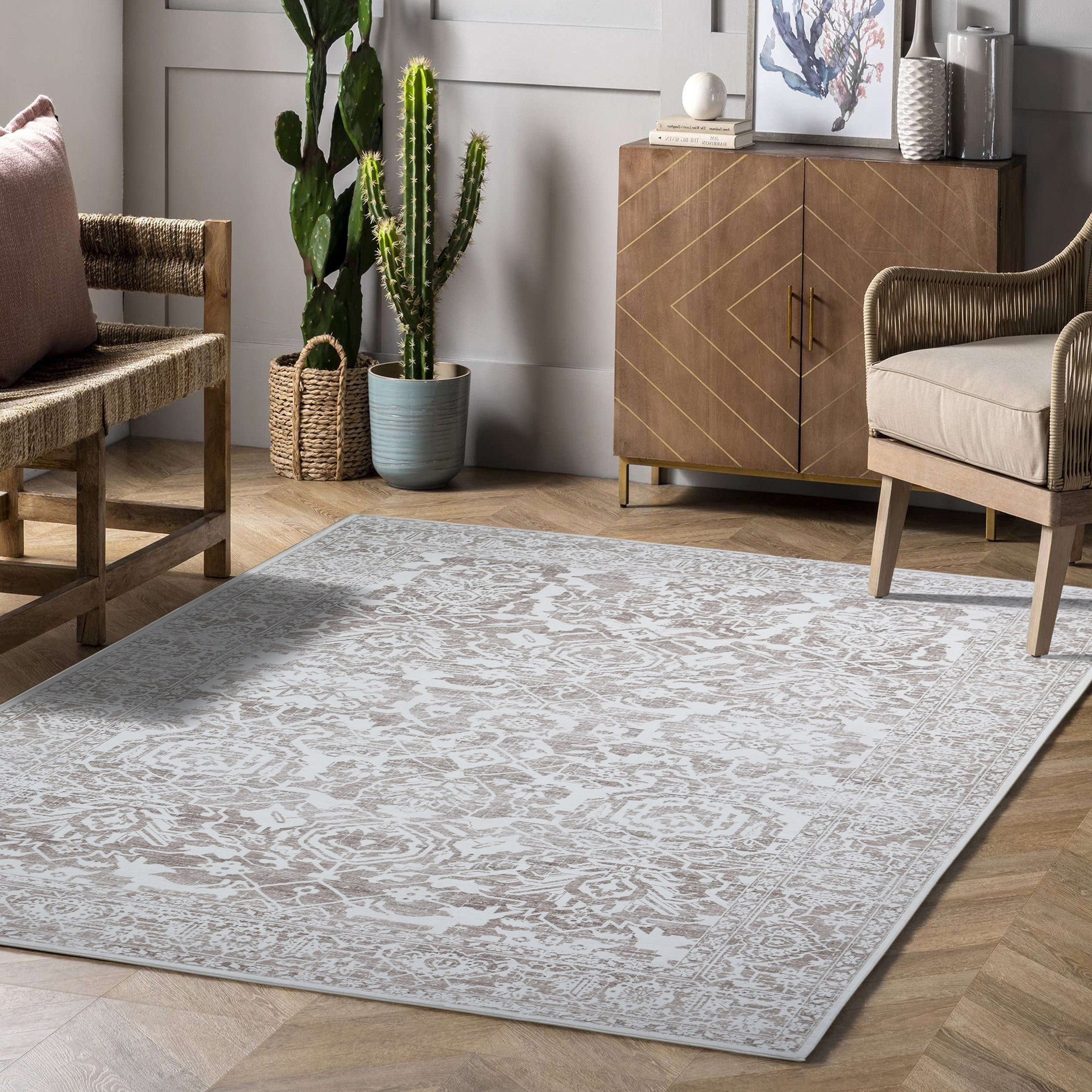 Miraj Zita Velvet Rug - 200x300 cm-hbxdecorandfurnishings-floorcoverings-rugs-image-1