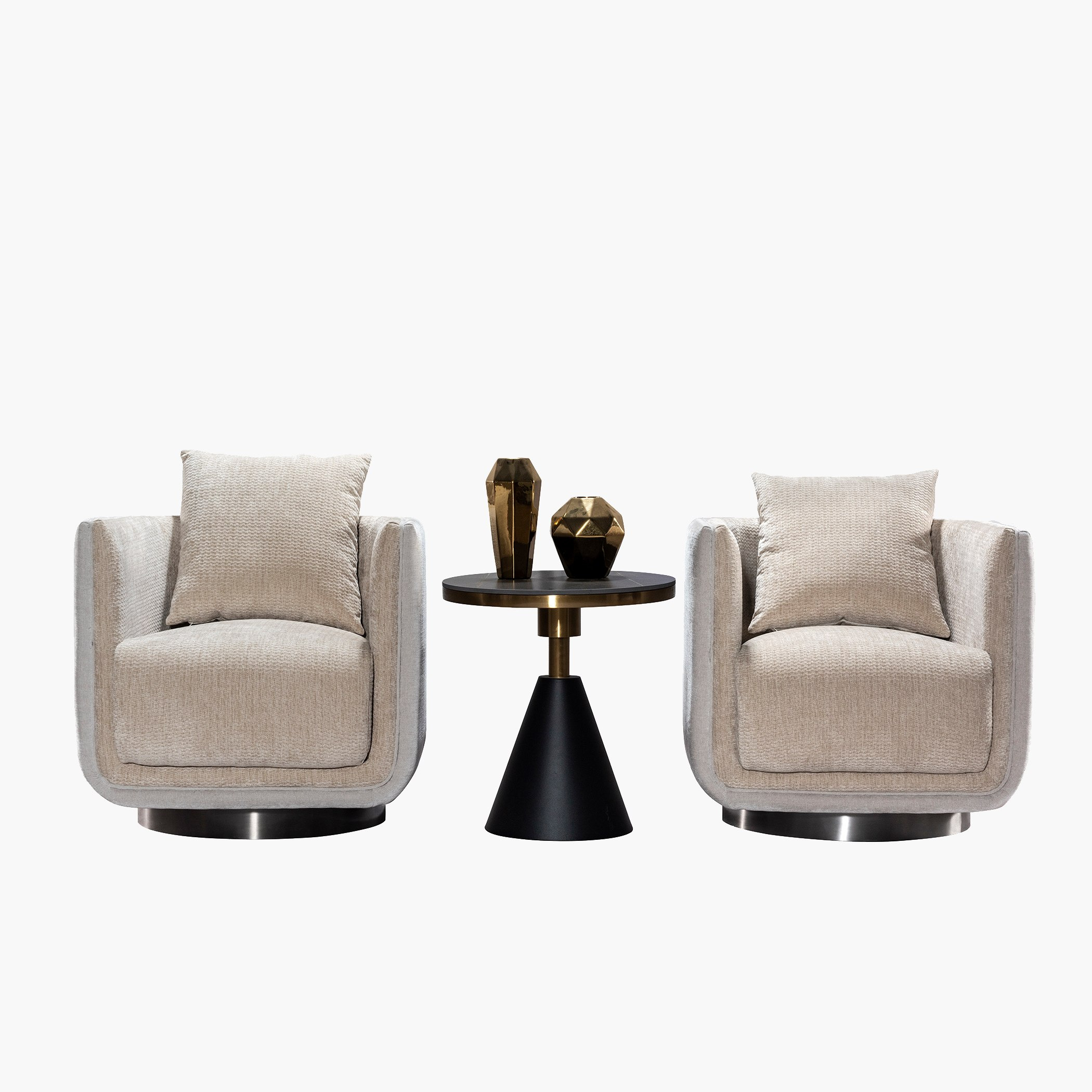 Imlay Fabric Accent Chair with Swivel and Cushion-hbxlivingroom-sofasandarmchairs-easychairs-image-7