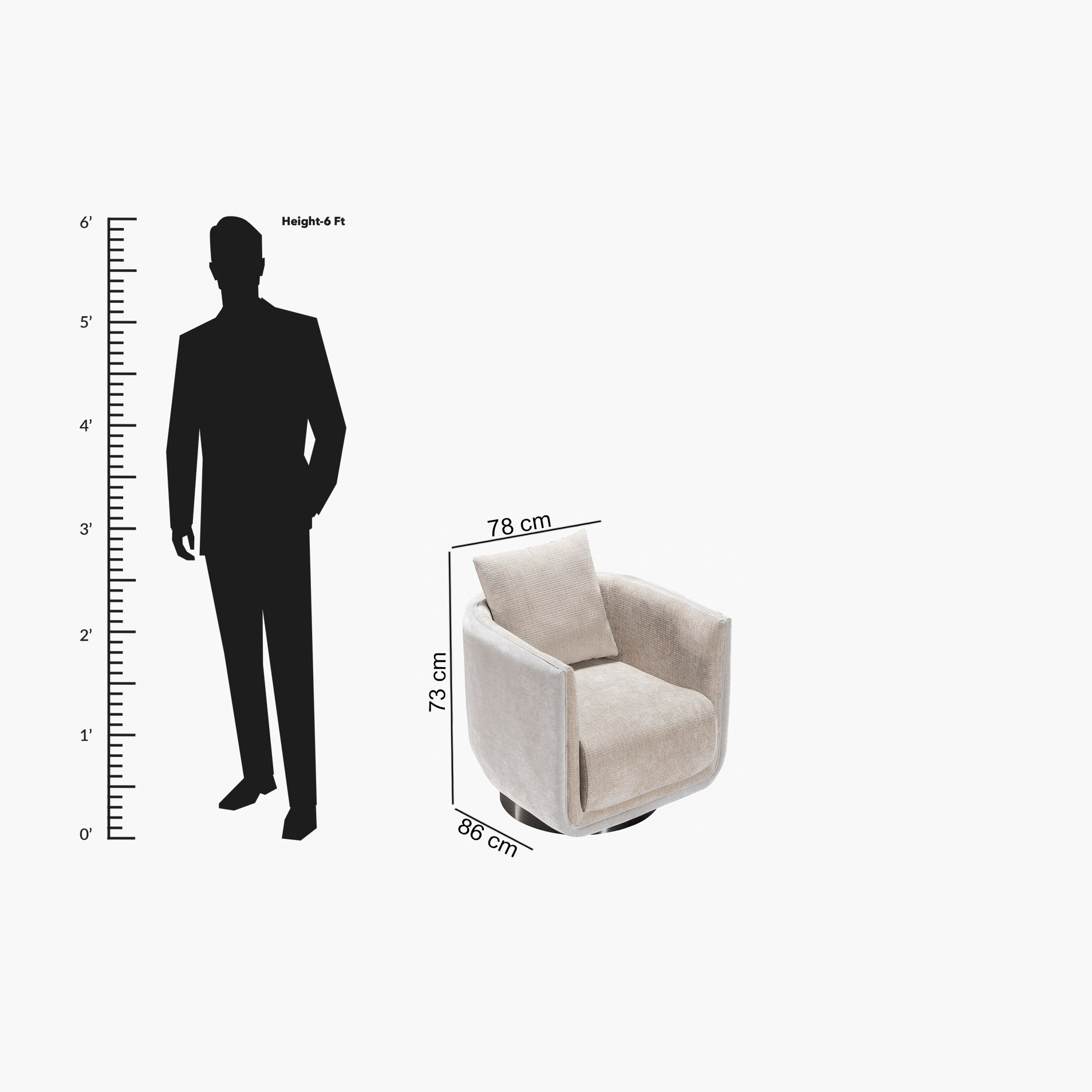Imlay Fabric Accent Chair with Swivel and Cushion-hbxlivingroom-sofasandarmchairs-easychairs-image-9