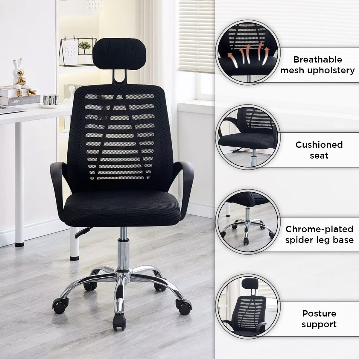 Movo Lyme High Back Office Chair-hbxfurniture-kidsroom-studychairs-image-5