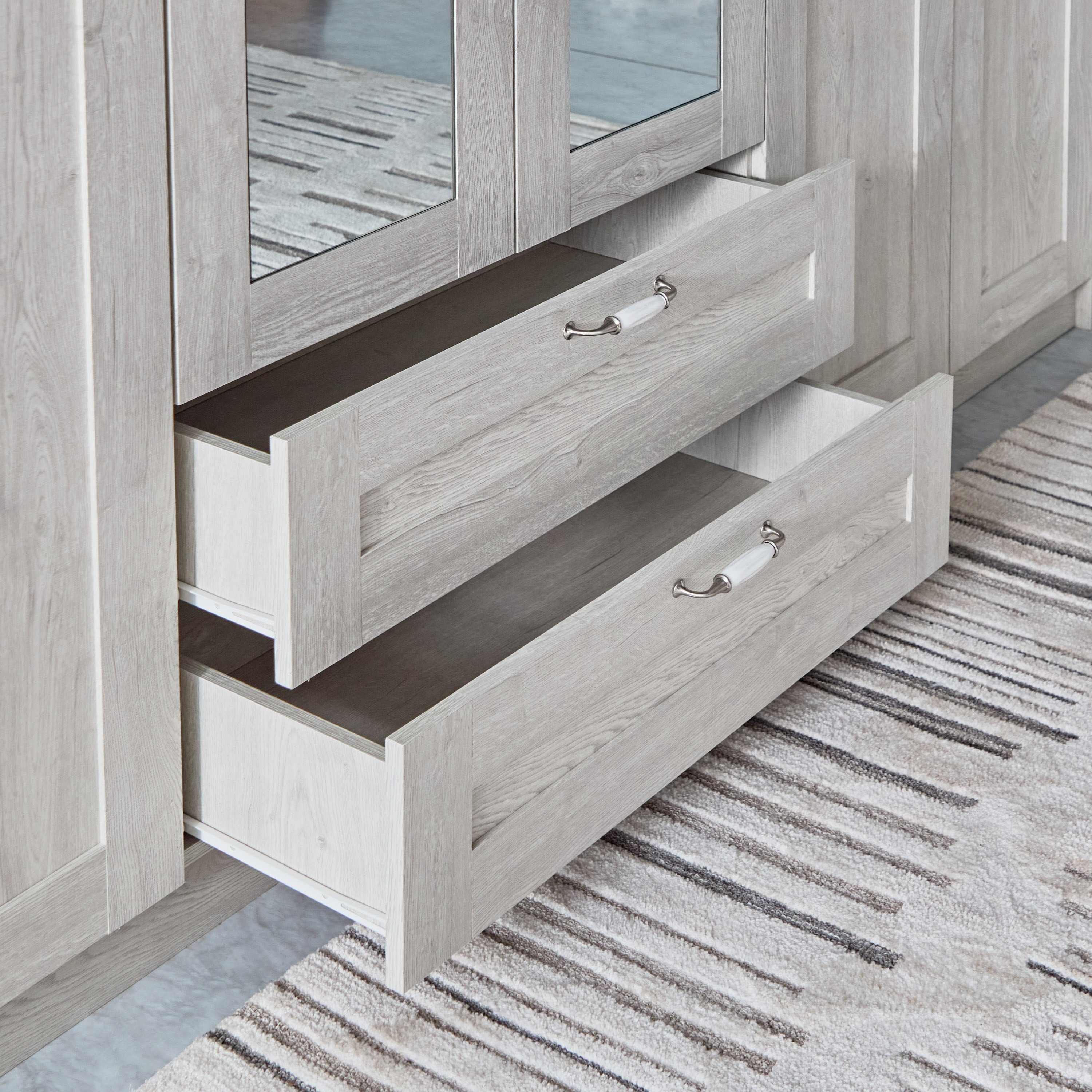 خزانة ملابس 6 أبواب مع 2 درج ومرآة - بروكلين من موڤو -hbxfurniture-wardrobes-image-7
