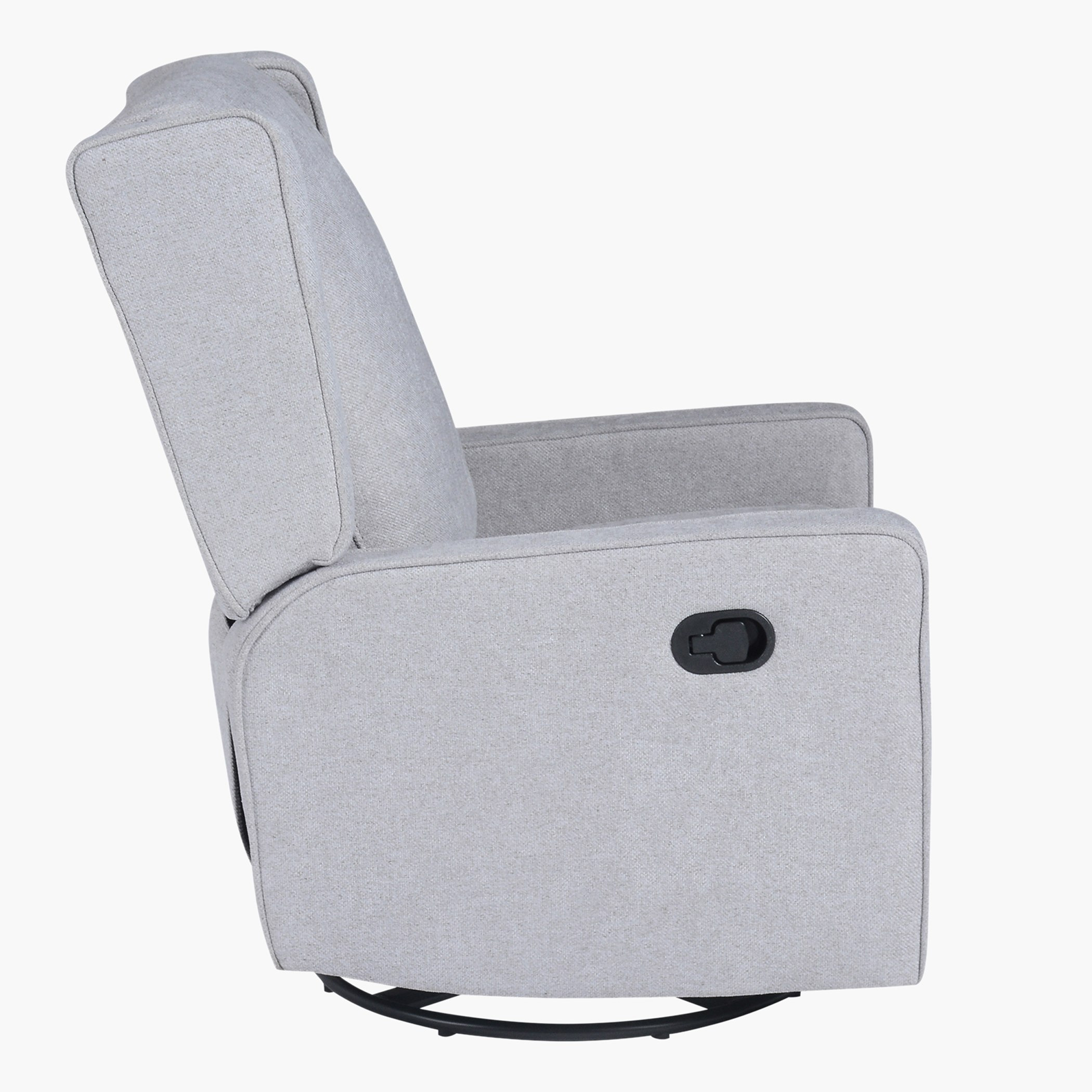 Laos Armchair Fabric Nursing Recliner with Rocker and Swivel-hbxfurniture-sofasandarmchairs-reclinersofas-image-3