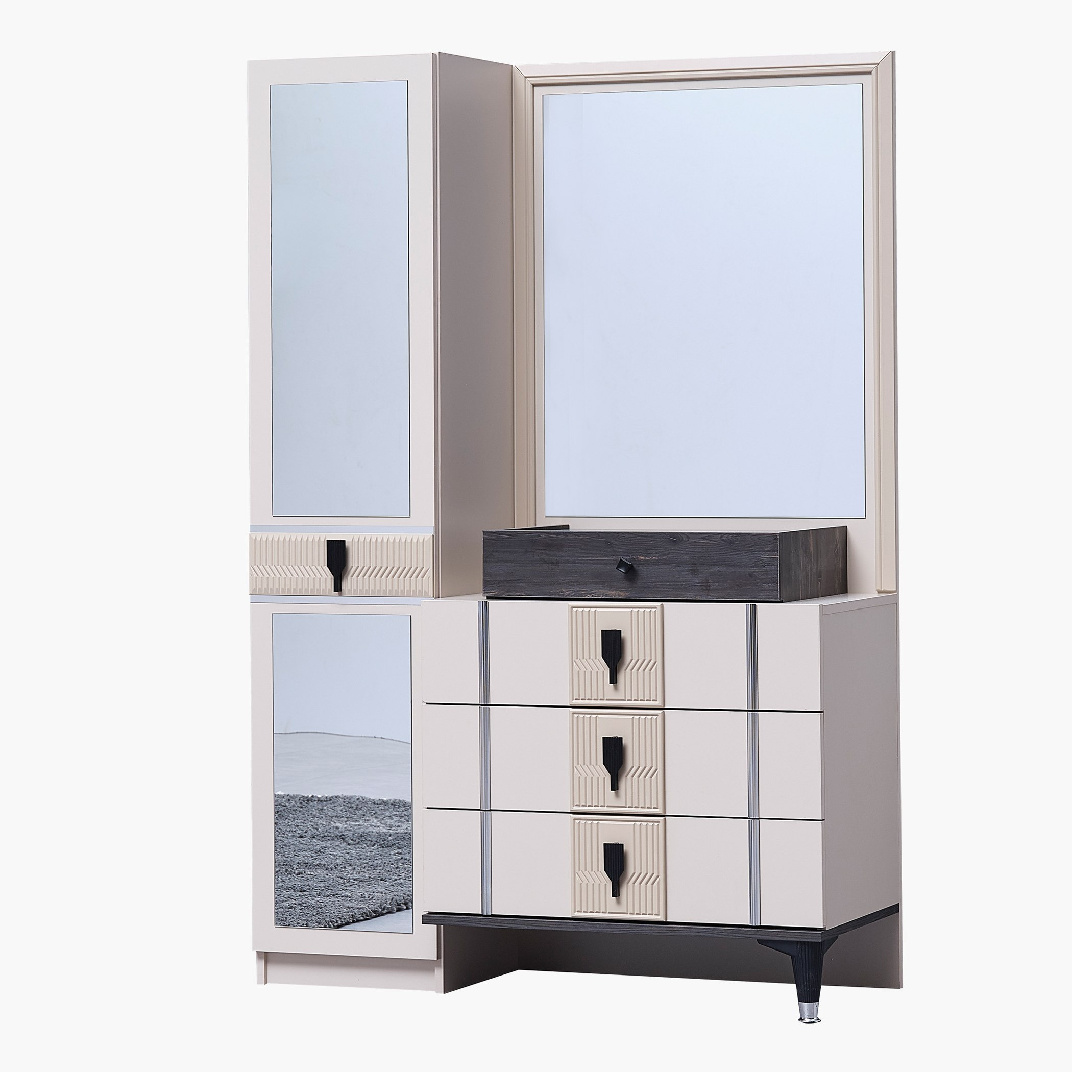 طقم غرفة نوم كينج 6 قطع من جلوريوس- 180x200 سم-hbxbedroom-bedsandbedsets-bedroomsets-king-image-13