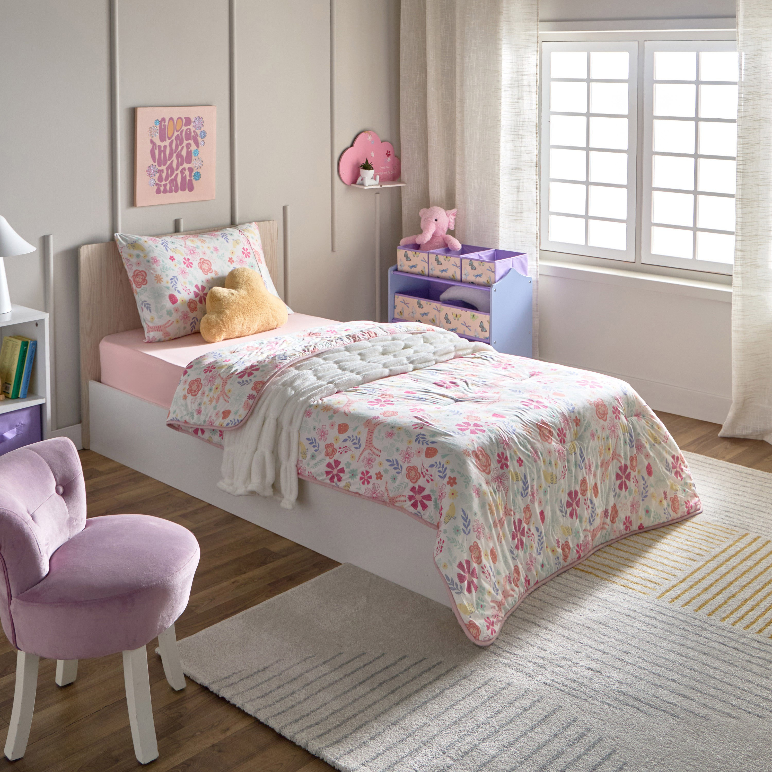 شرشف مطاطي جيرسي فردي من الألياف الدقيقة فليتينج من فلاترباي - 90x200+25 سم-hbxhomeware-hbxkidsandyouth-image-6
