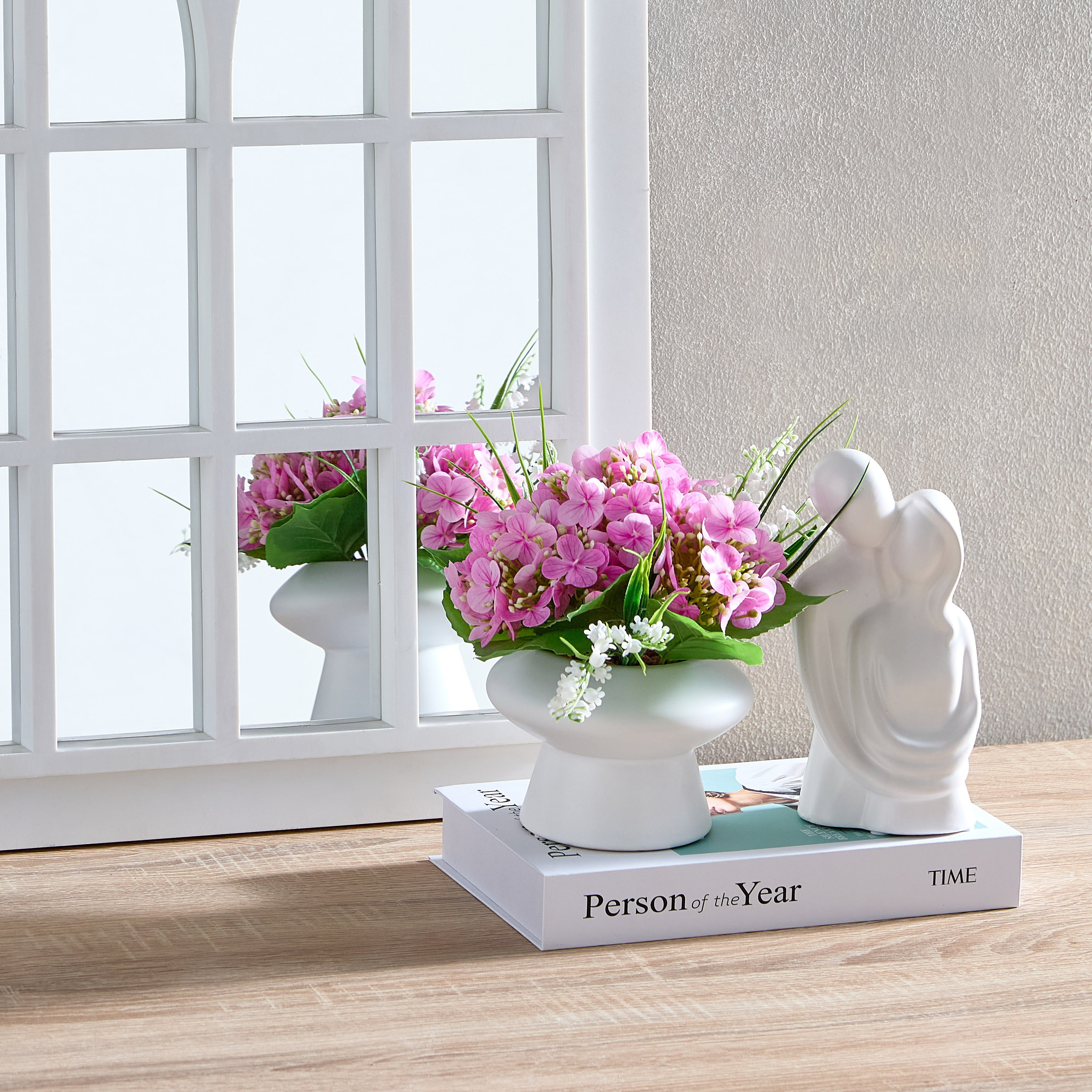 Helena Orchids Leaf Potted Plant with Ceramic Pot - 10x10x23 cm-hbxhomeware-hbxdecorandfurnishings-image-4