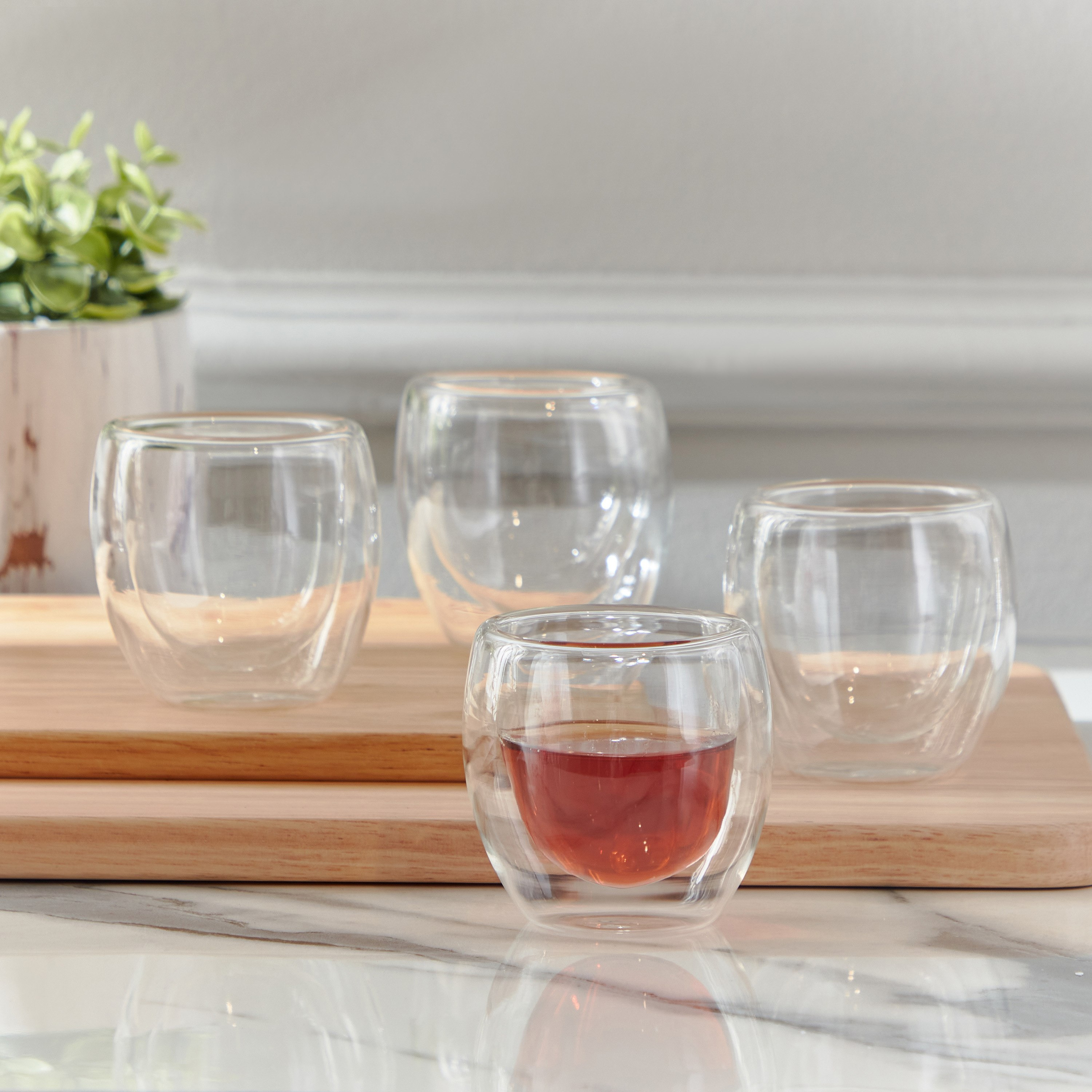 Sip Savor 4-Piece Double Wall Glass Set - 80 ml-hbxhomeware-diningandtabletop-coffeeandteasets-image-4