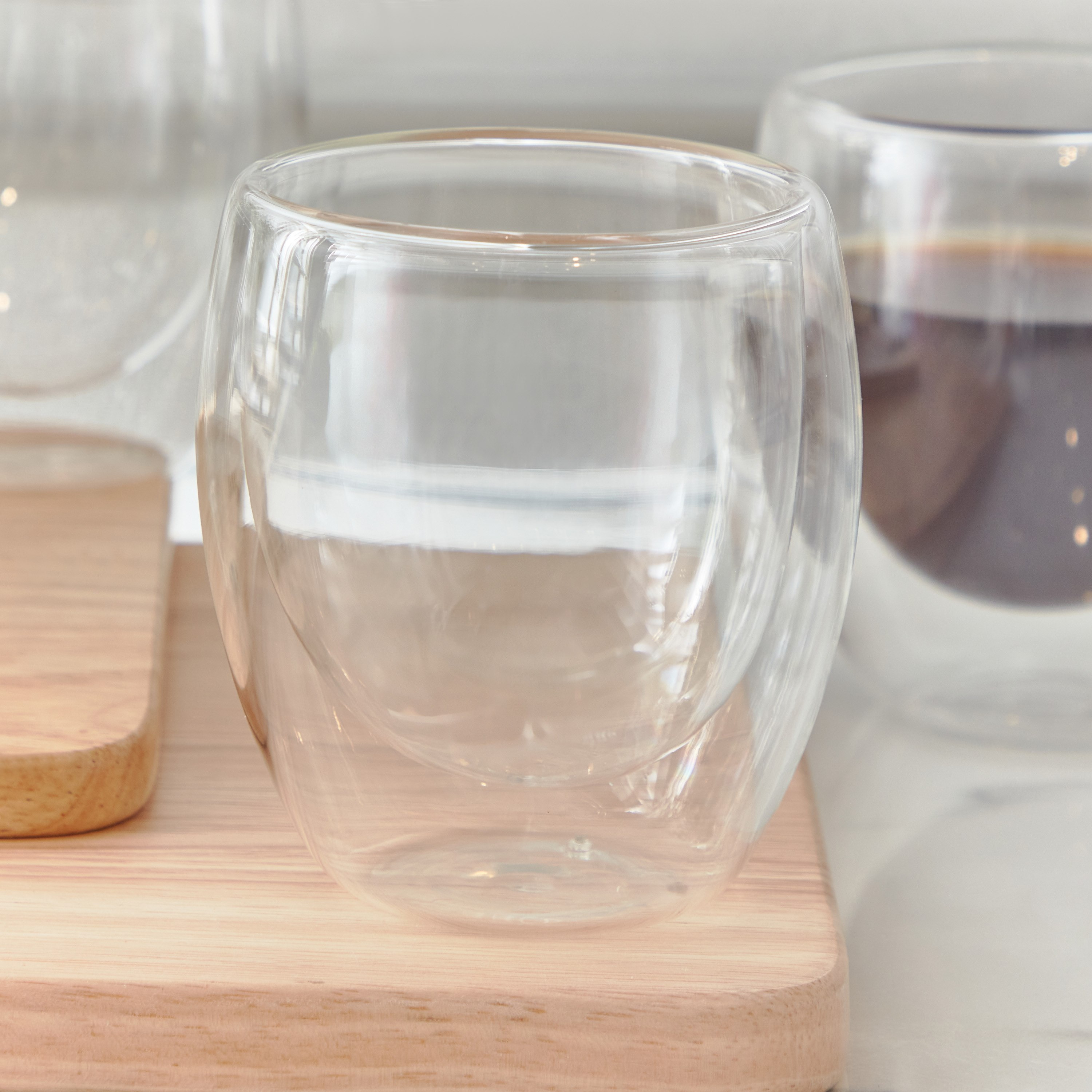Sip Savor 4-Piece Double Wall Glass Set - 250 ml-hbxhomeware-diningandtabletop-coffeeandteasets-image-2