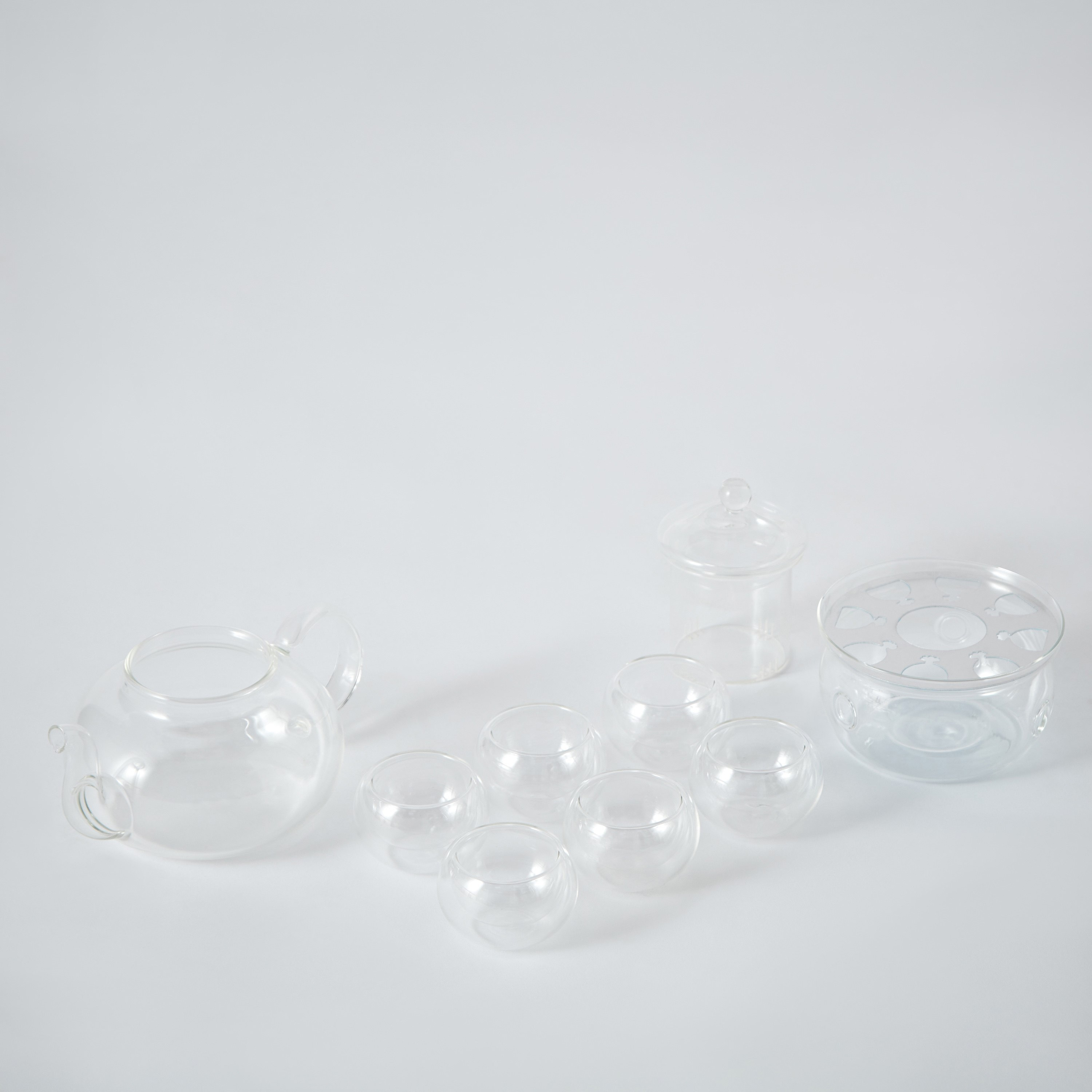 Sip Savor 8-Piece Borosilicate Glass Tea Set - 60 ml + 800 ml-hbxhomeware-diningandtabletop-coffeeandteasets-image-6