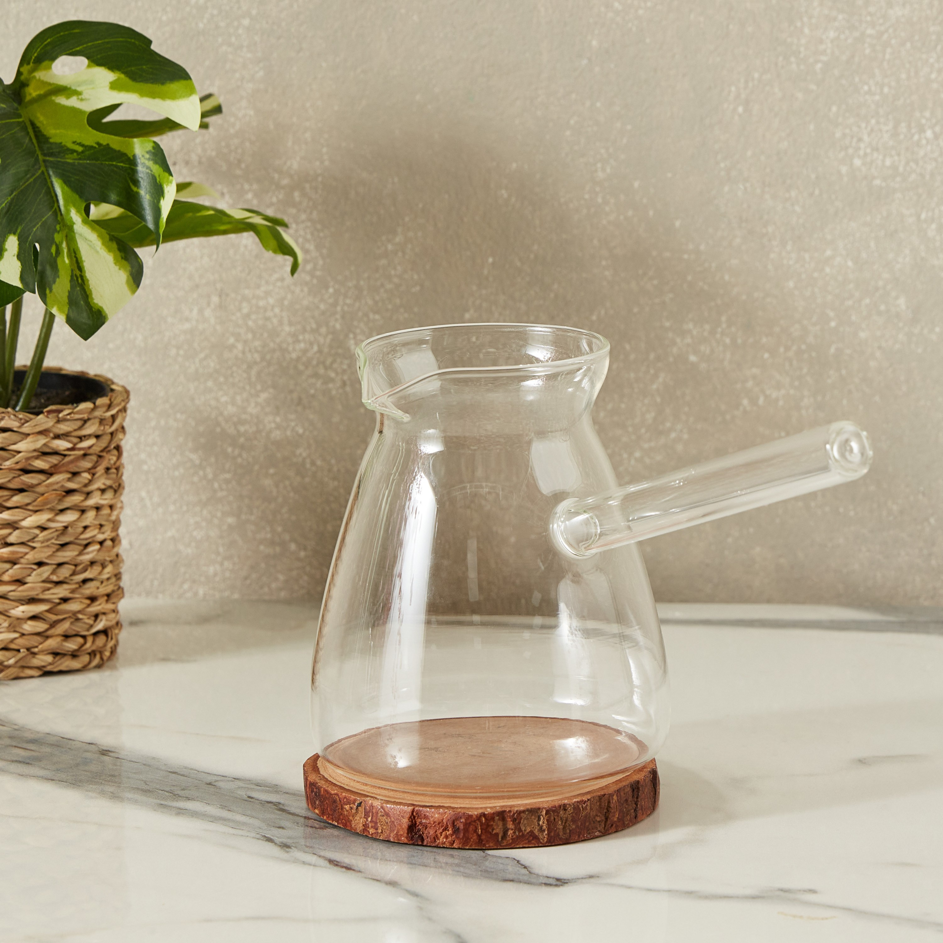 Sip Savor Borosilicate Glass Coffee Warmer - 500 ml-hbxhomeware-hbxkitchen-image-1