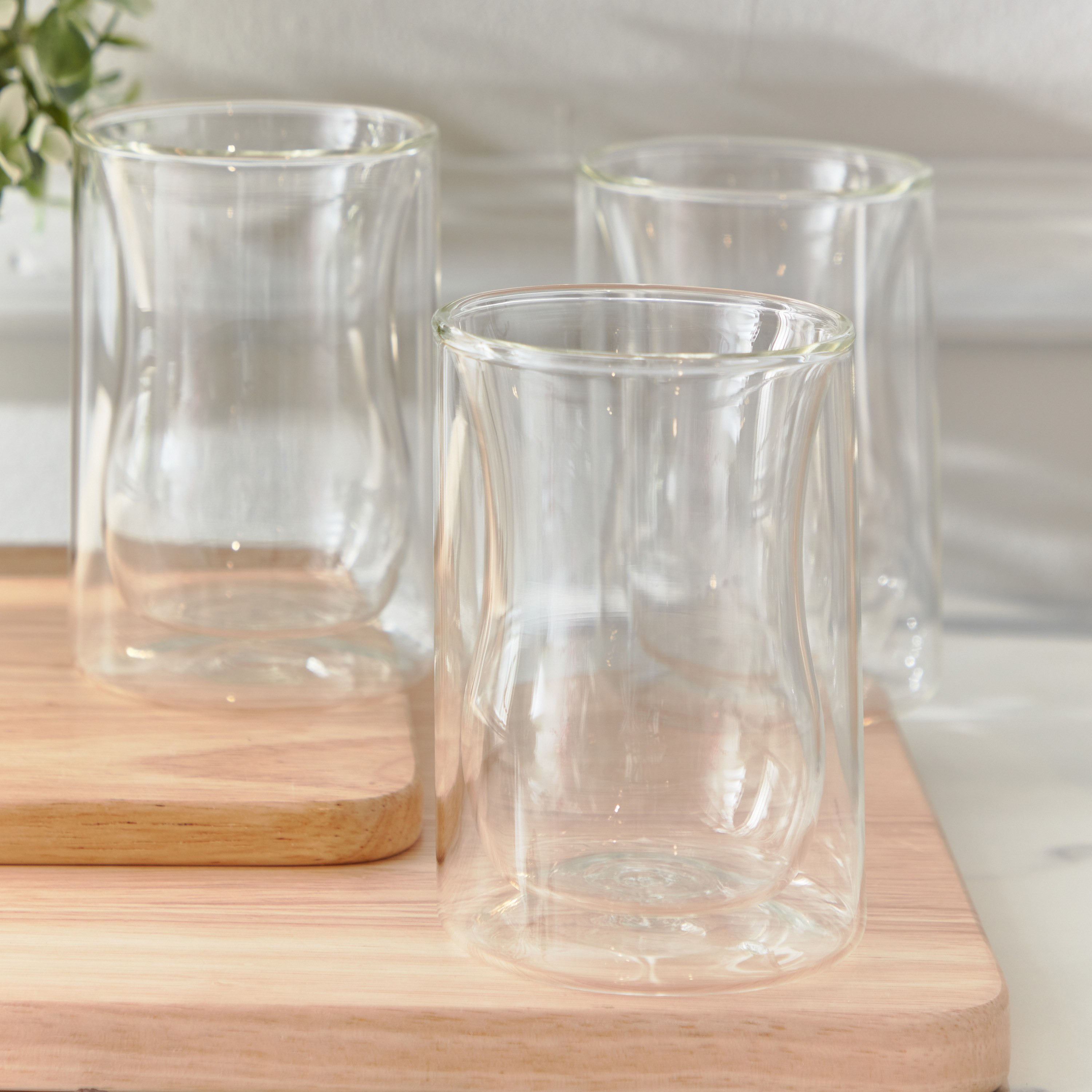 طقم 4 أكواب من الزجاج مزدوج الجدار من سيب سافور - 200 مل-hbxhomeware-diningandtabletop-coffeeandteasets-image-2