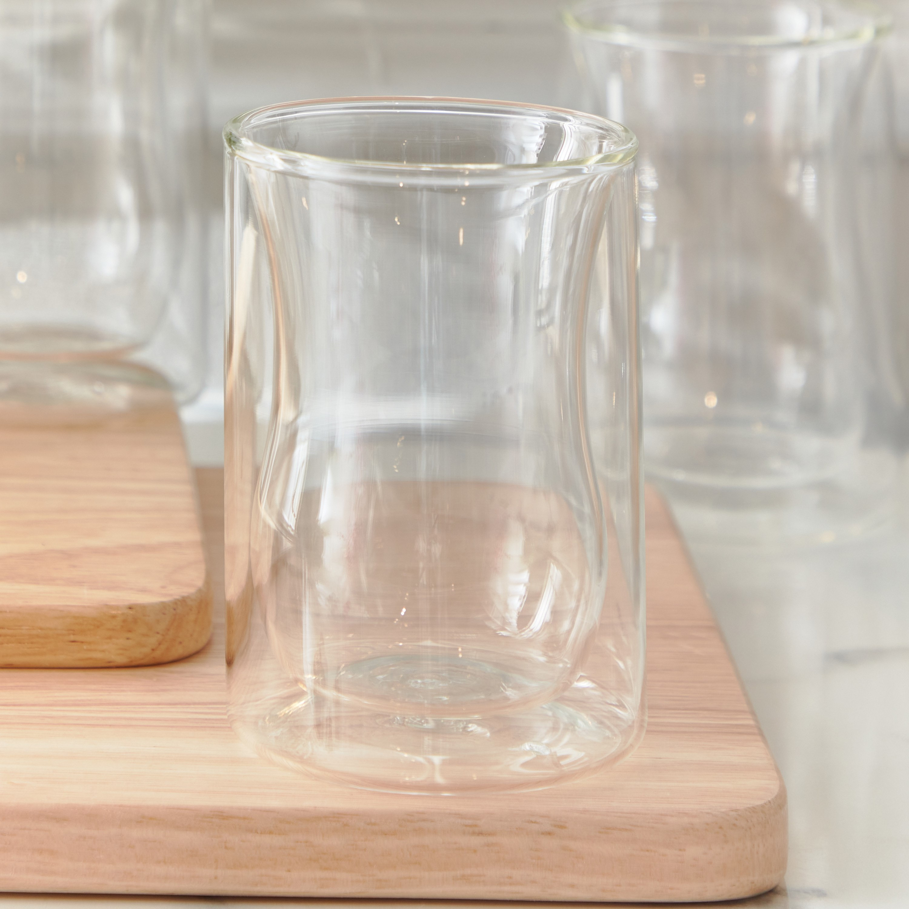 طقم 4 أكواب من الزجاج مزدوج الجدار من سيب سافور - 200 مل-hbxhomeware-diningandtabletop-coffeeandteasets-image-3