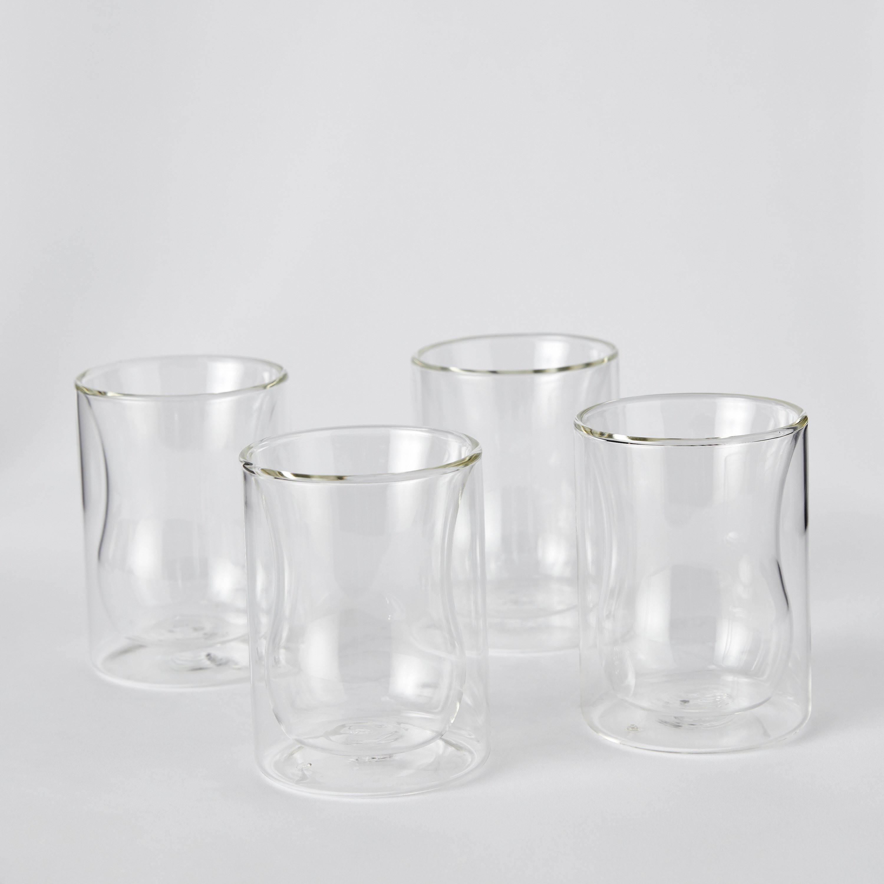 طقم 4 أكواب من الزجاج مزدوج الجدار من سيب سافور - 200 مل-hbxhomeware-diningandtabletop-coffeeandteasets-image-6