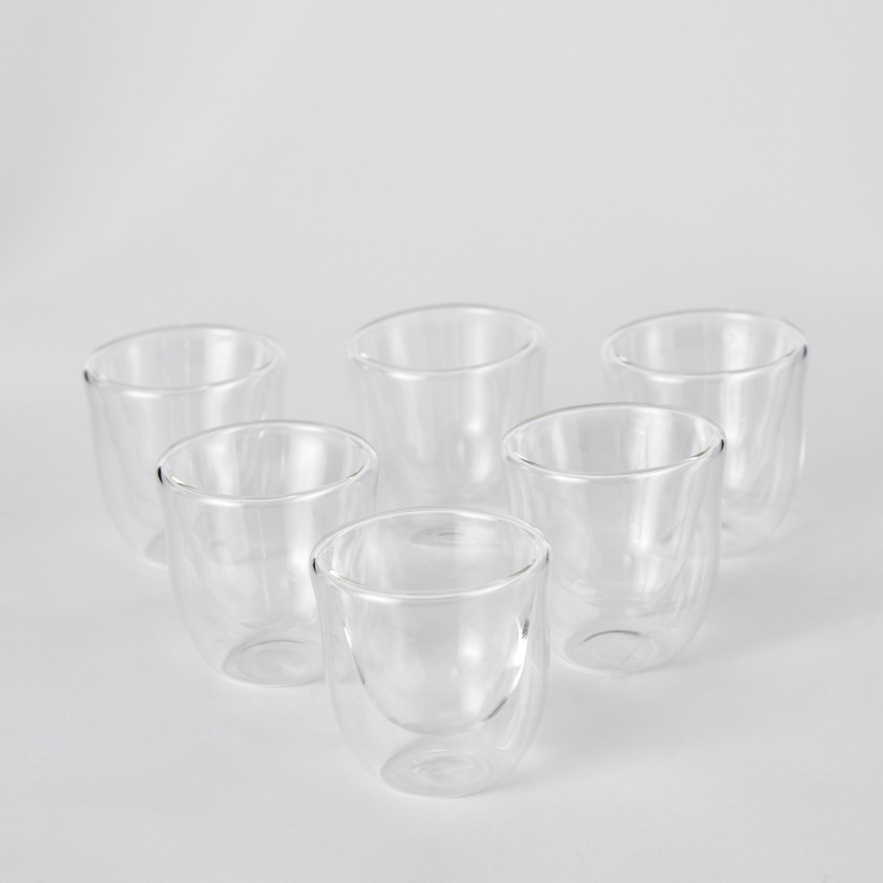 Sip Savor 6-Piece Double Wall Glass Cawa Cup Set - 70 ml-hbxhomeware-diningandtabletop-coffeeandteasets-image-5