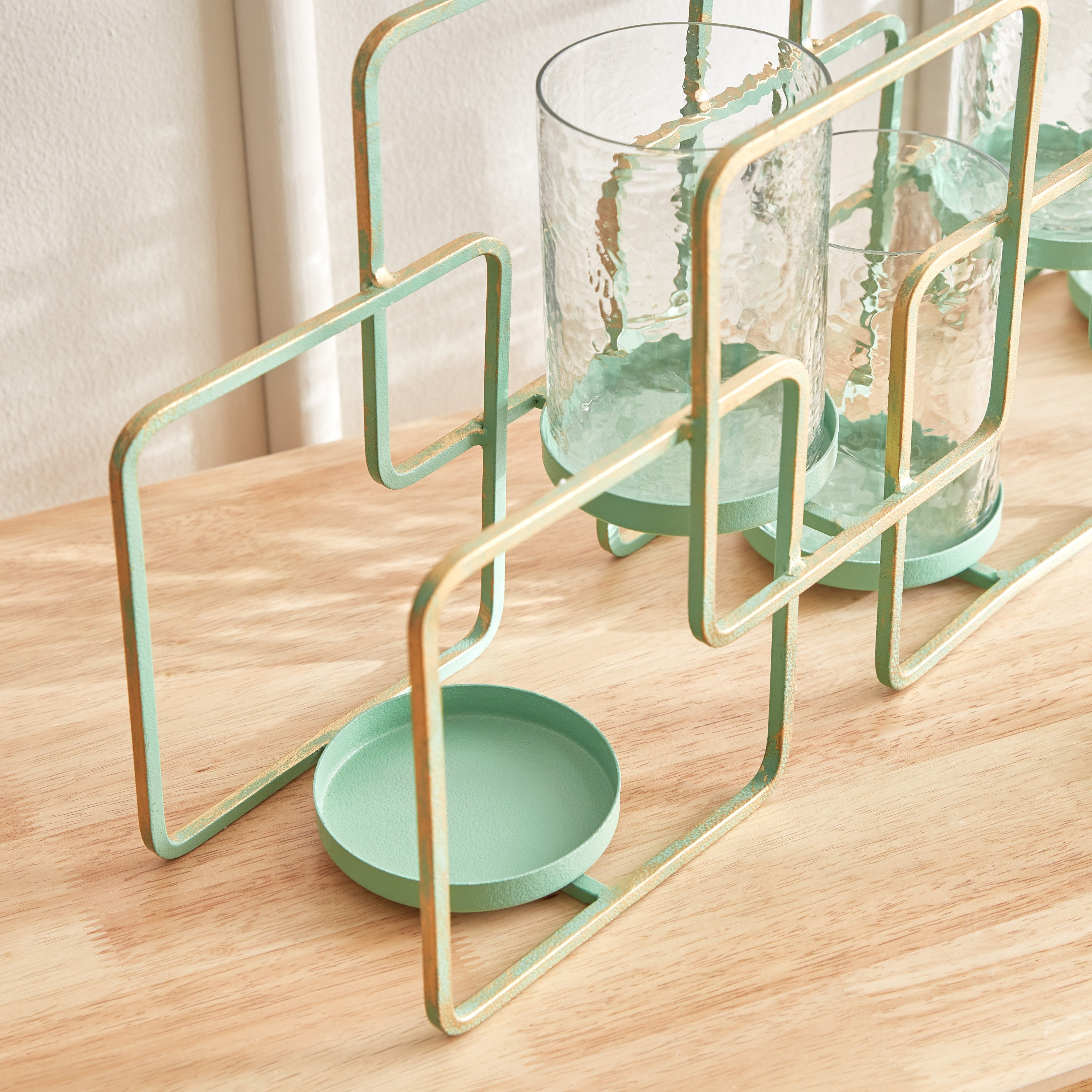 حامل فوتيف معدن بحامل معدني من ليفين - 59x14x24.5 سم-hbxlivingroom-decorandaccessories-candleholders-image-4