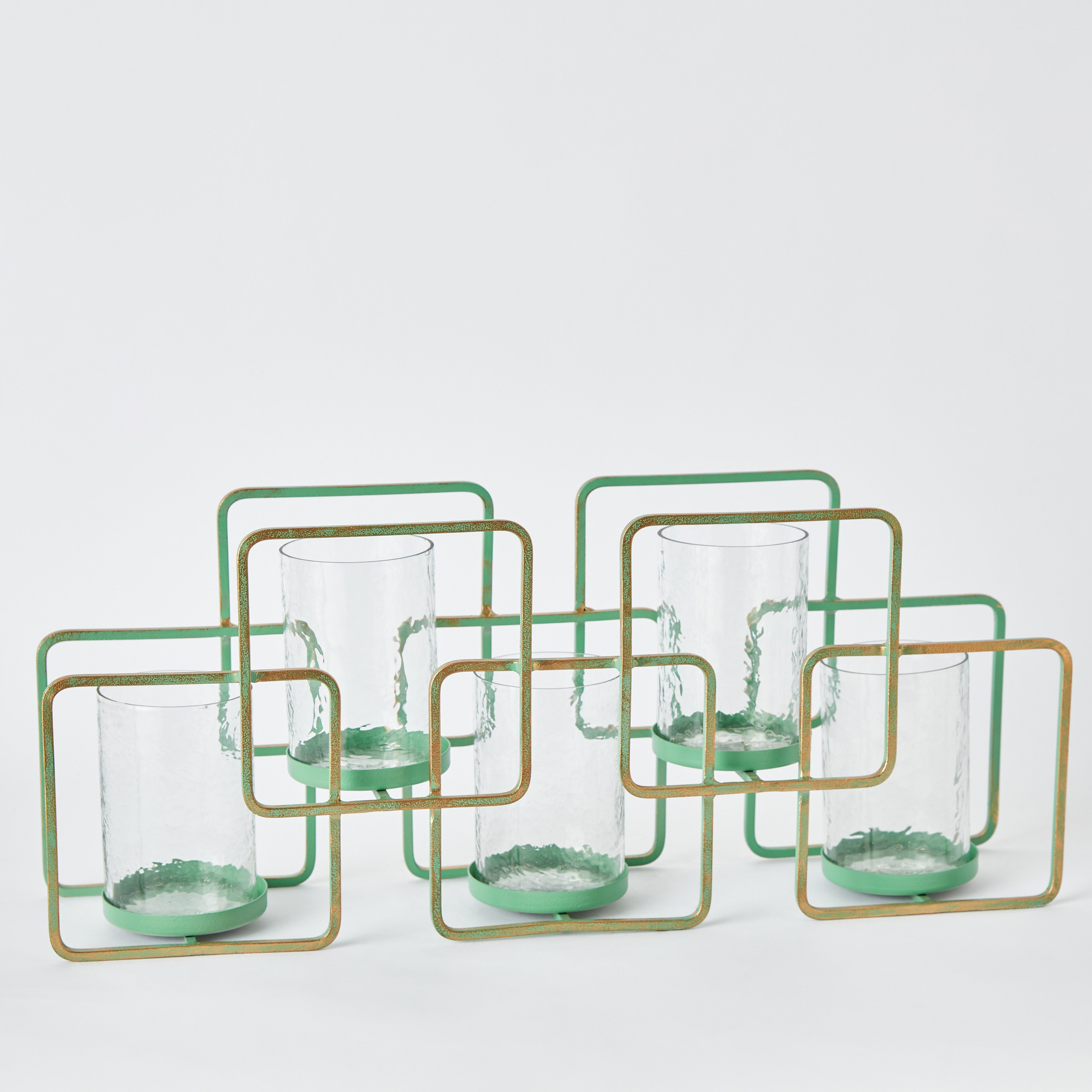 حامل فوتيف معدن بحامل معدني من ليفين - 59x14x24.5 سم-hbxlivingroom-decorandaccessories-candleholders-image-7
