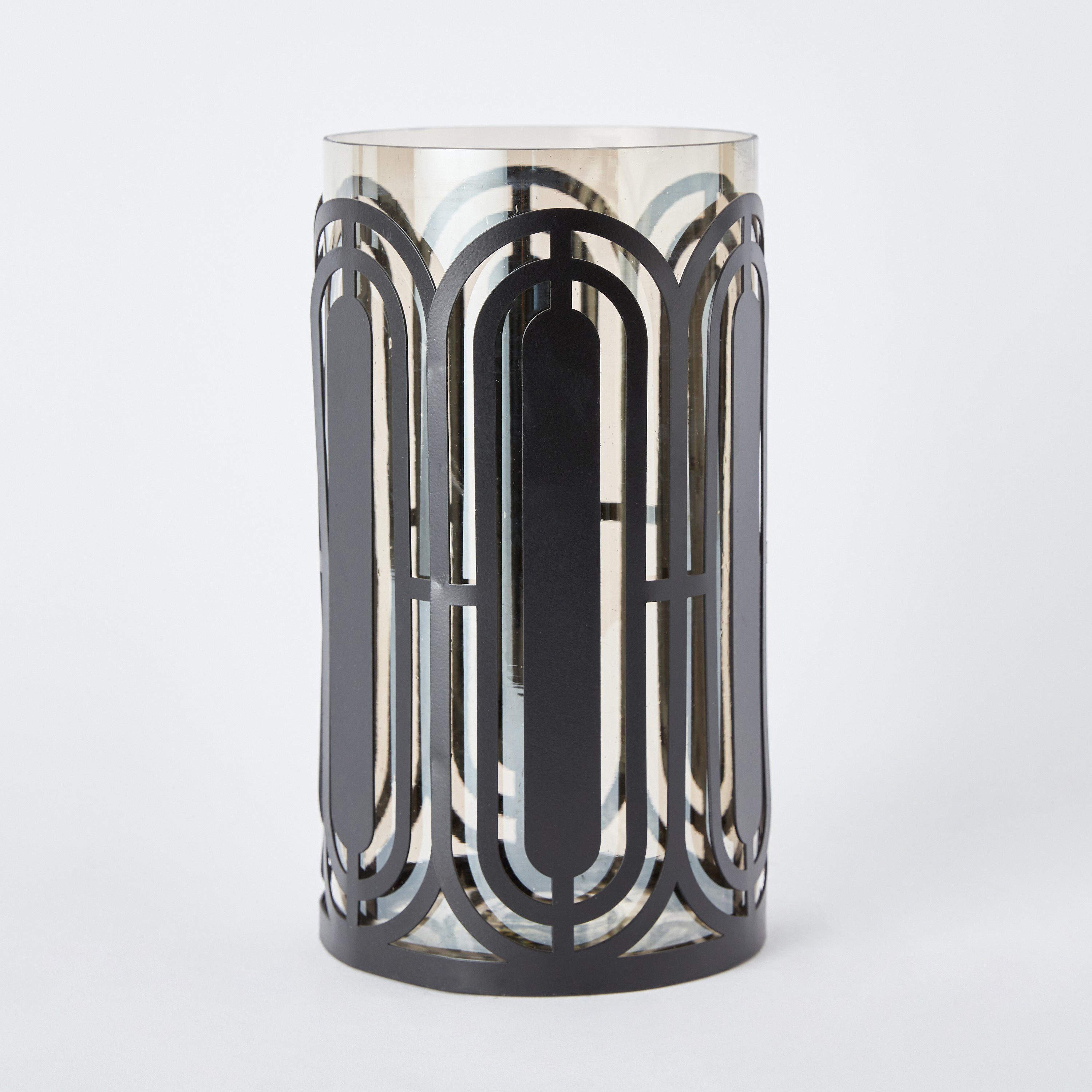 حامل شموع فانوس معدن من ليفين - 13x13x23.5 سم-hbxlivingroom-decorandaccessories-candleholders-image-6