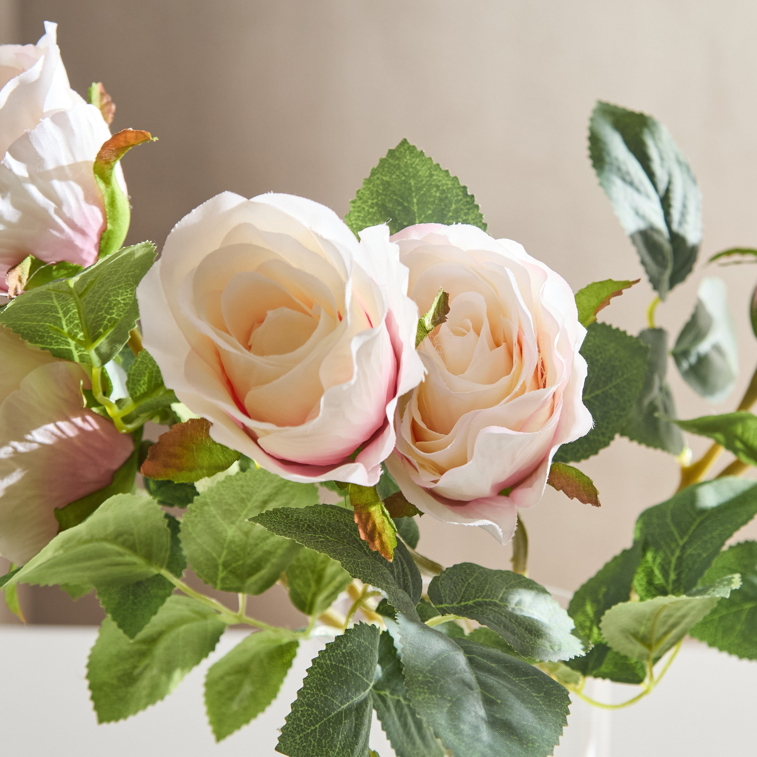 Siera Rose Bouquet with 6-Flowers - 40 cm-hbxdecorandfurnishings-homeaccessories-artificialflowersandplants-image-2