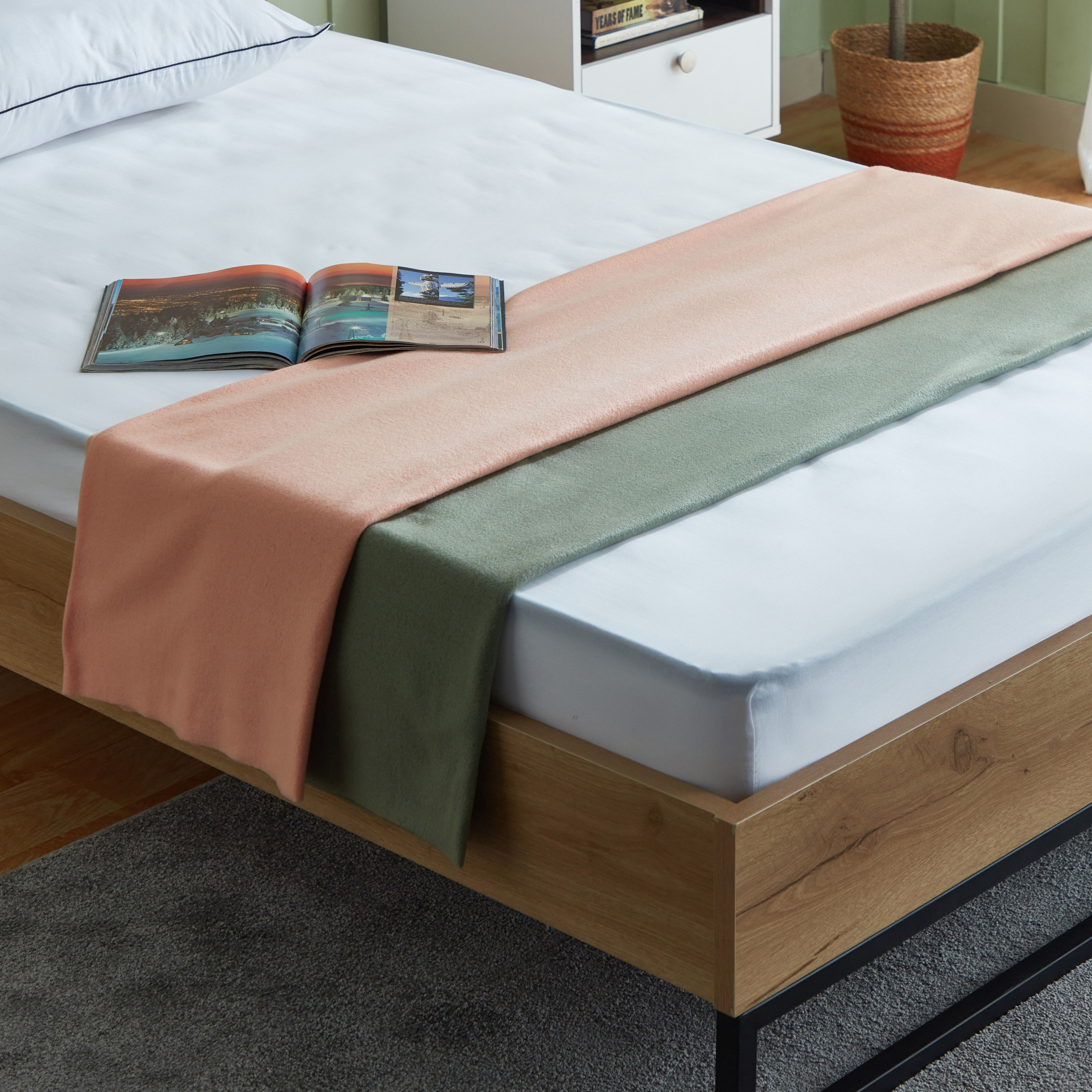 Atlanta Twin Solid Recycled Polar Fleece Blanket - 150x200 cm-hbxhomeware-hbxbedroom-image-8