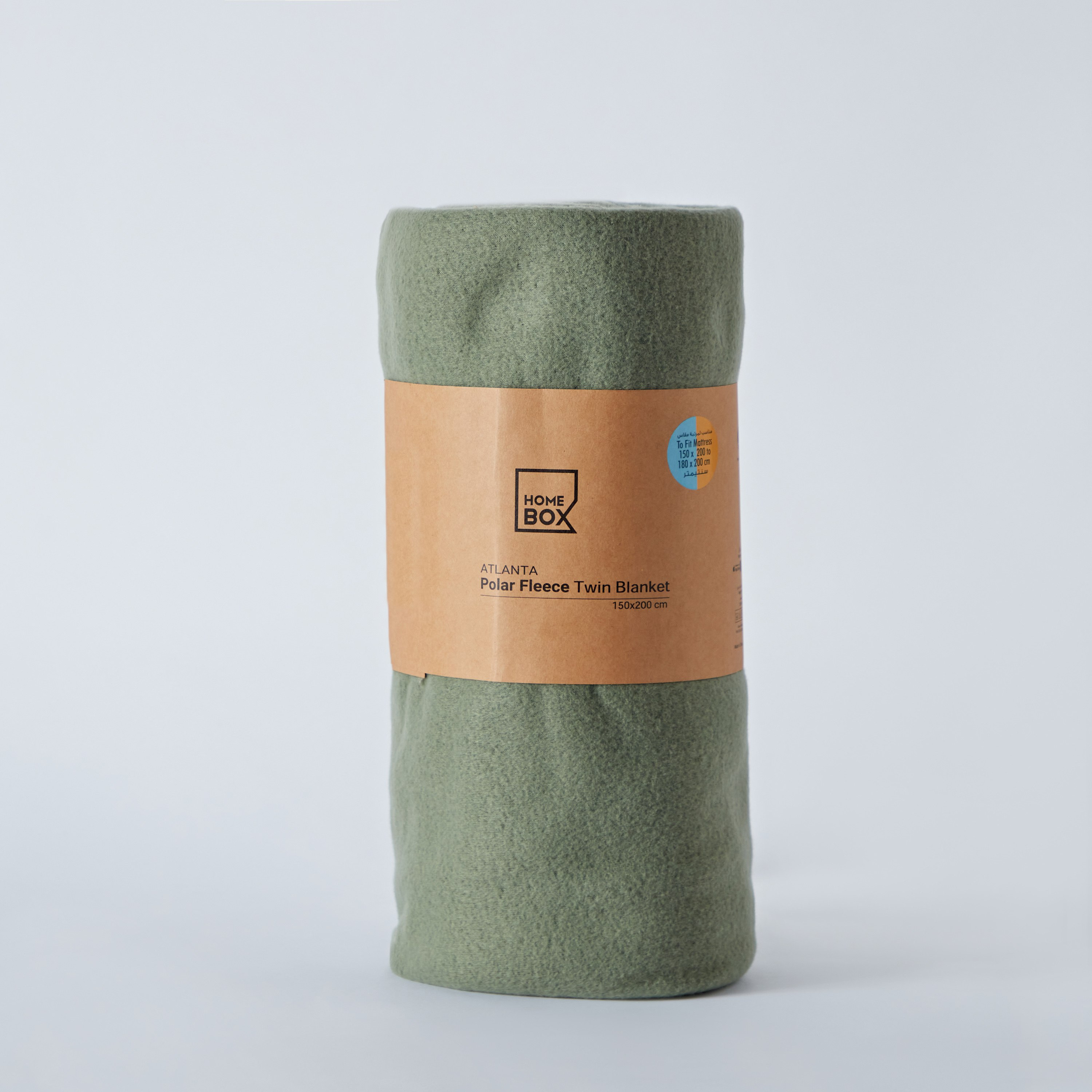 Atlanta Twin Solid Recycled Polar Fleece Blanket - 150x200 cm-hbxhomeware-hbxbedroom-image-9