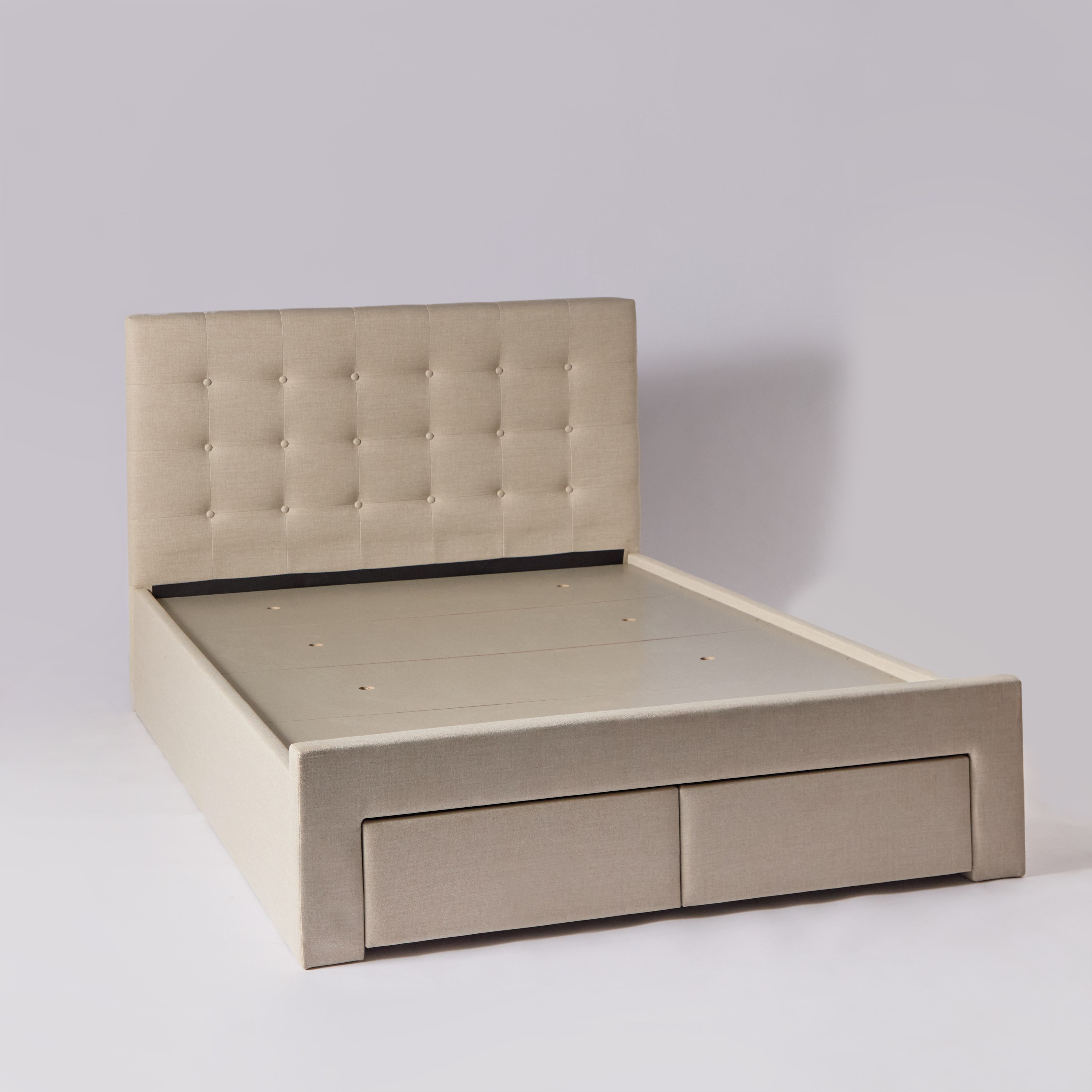 Movo Oakland Neo Upholstered Twin Bed with 2 Drawers - 140x200 cm-hbxfurniture-kidsroom-kidsroomsets-twin-image-11