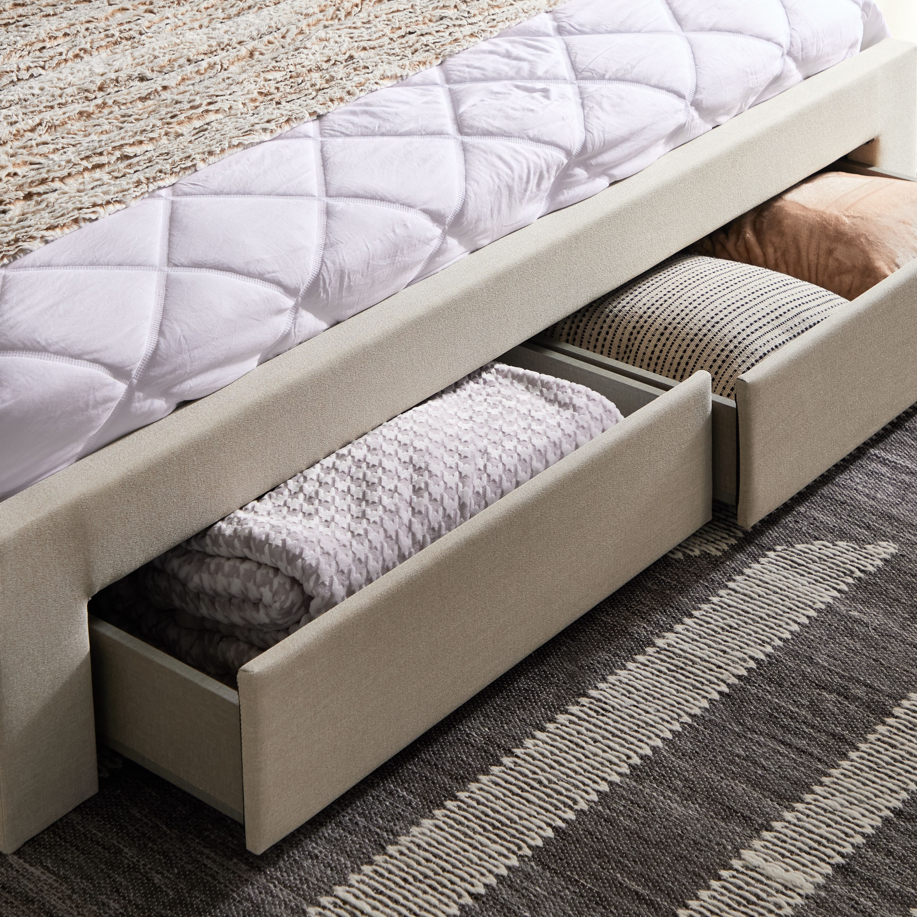 Movo Oakland Neo Upholstered King Bed with 2 Drawers - 180x200 cm-PROMO_HB_UAE_HBX10_250526-image-4