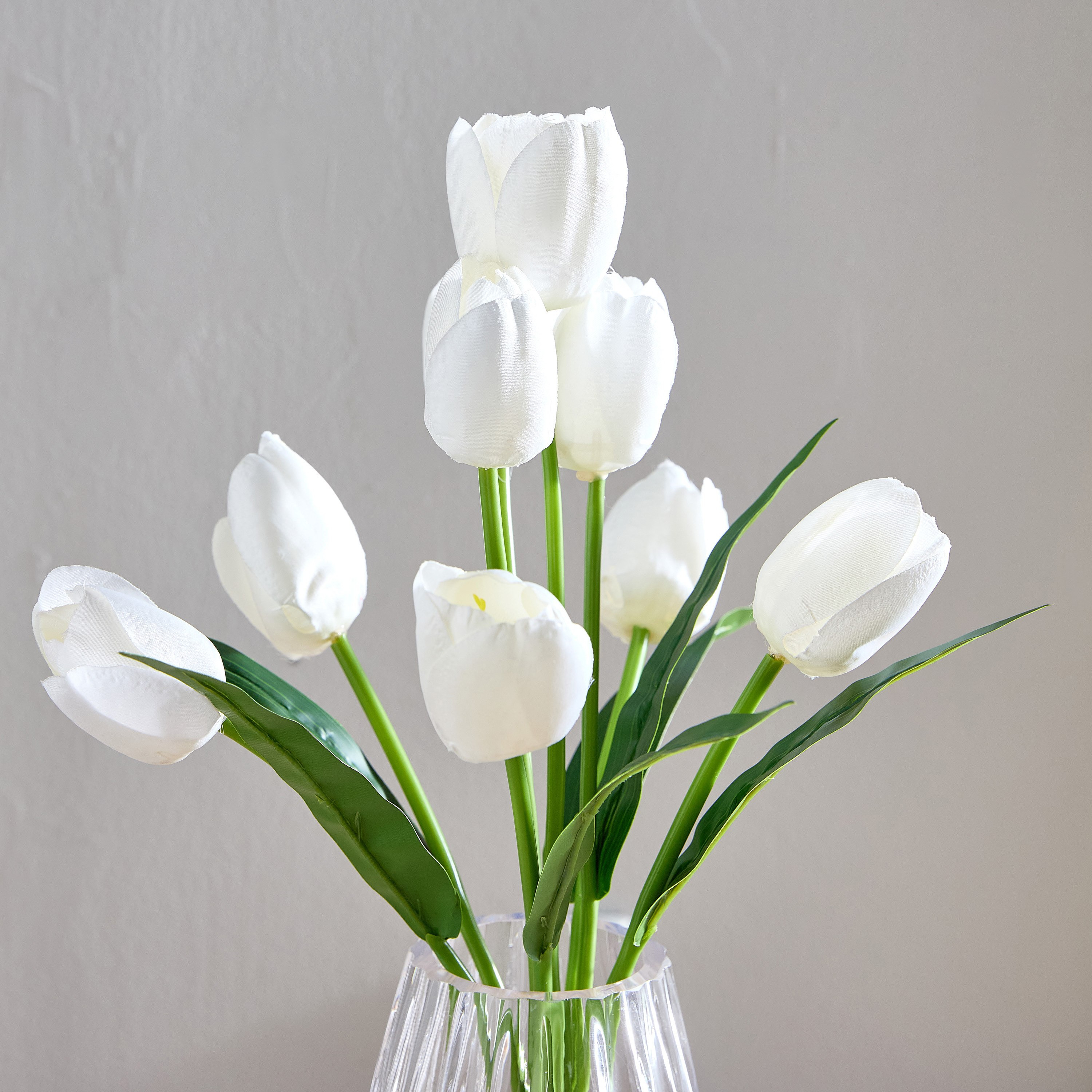 Lida Tulip Flower Bunch - 43 cm-hbxdecorandfurnishings-homeaccessories-artificialflowersandplants-image-2