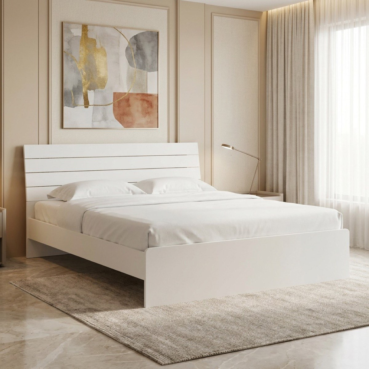 Frankfurt Queen Bed - 160x200 cm-hbxbedroom-bedsandbedsets-beds-queen-image-1