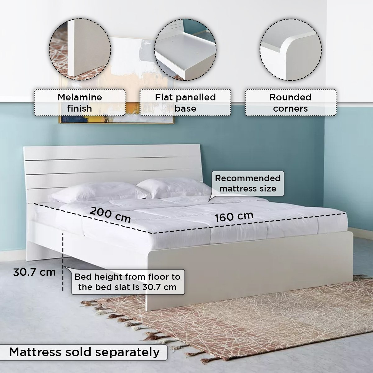 Frankfurt Queen Bed - 160x200 cm-hbxbedroom-bedsandbedsets-beds-queen-image-4
