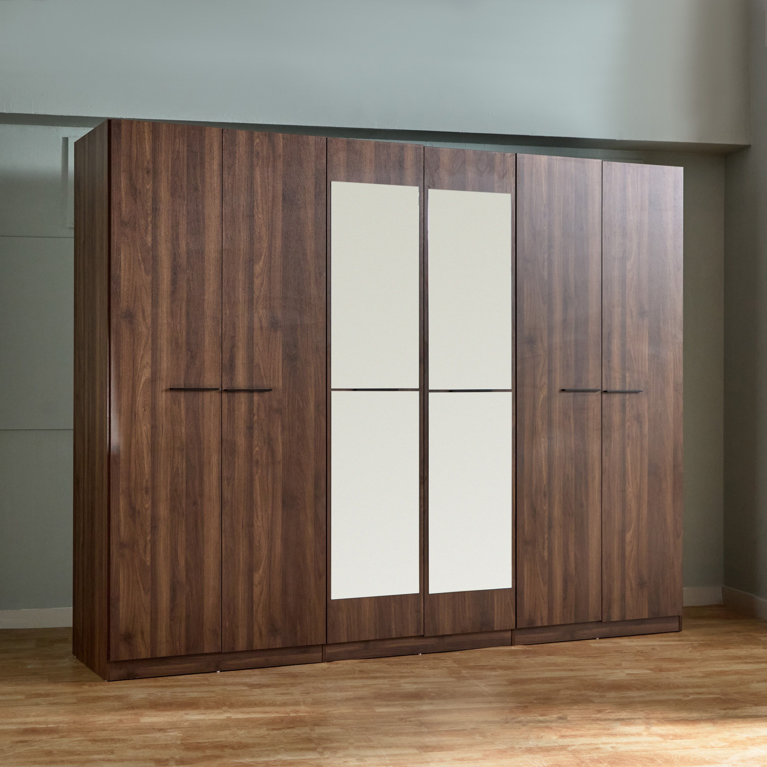 Patara 6-Door Wardrobe with Mirror-hbxfurniture-wardrobes-image-11