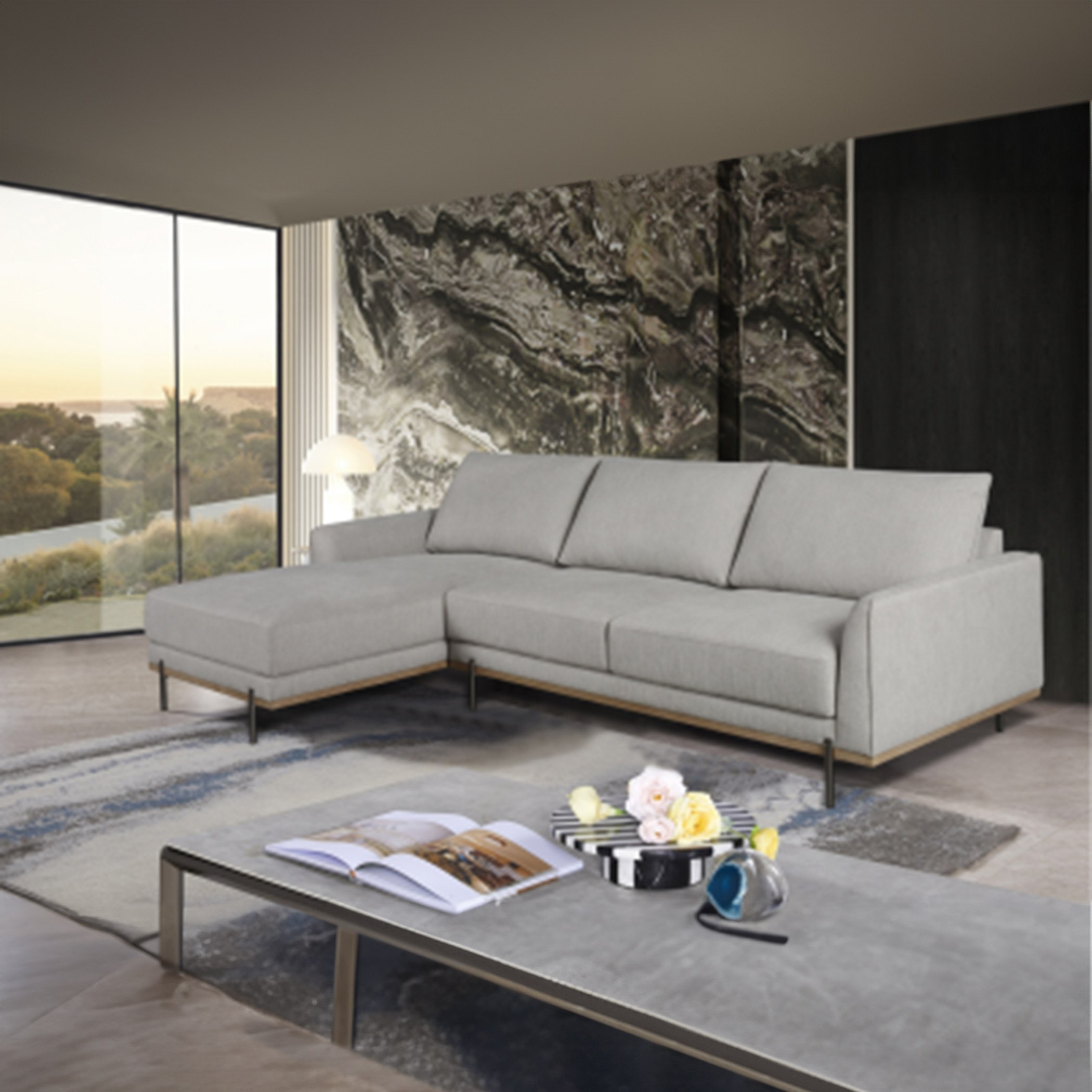 Belize 4-Seater Left Corner Fabric Sofa-hbxlivingroom-sofasandarmchairs-cornersofas-image-1
