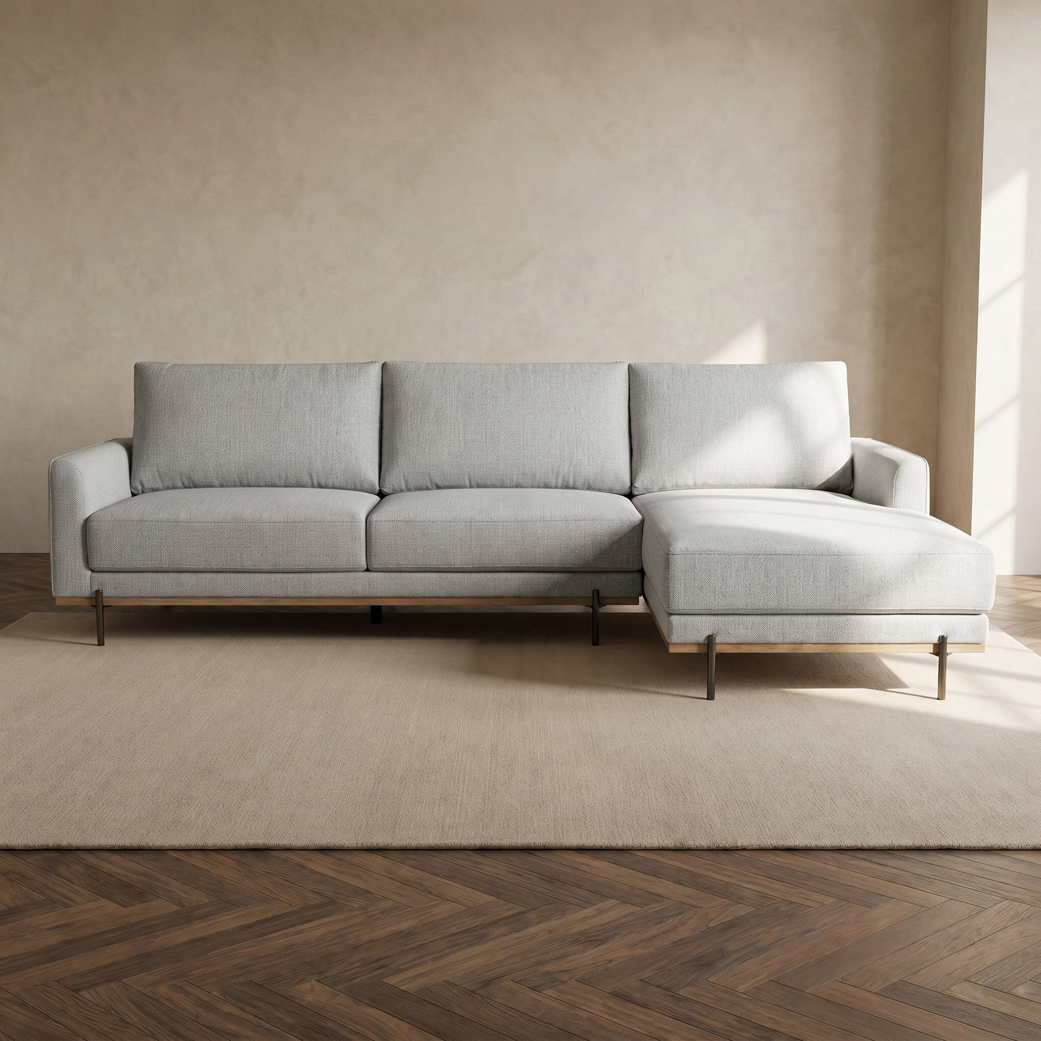 كنبة ركنية قماش يمين 4 مقاعد من بليز-hbxlivingroom-sofasandarmchairs-cornersofas-image-2
