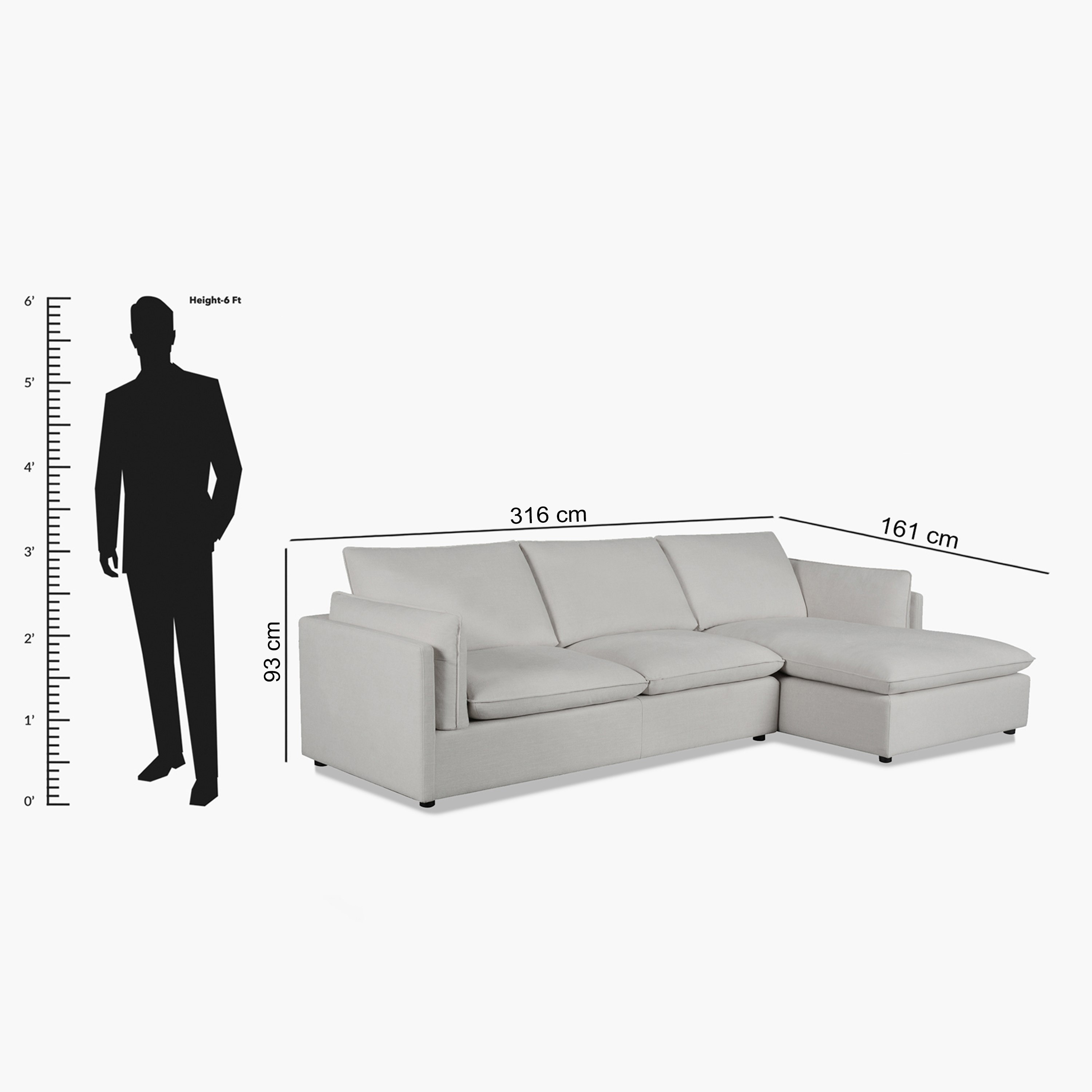 كنبة ركنية قماش يمين 4 مقاعد من بينين-hbxlivingroom-sofasandarmchairs-cornersofas-image-7