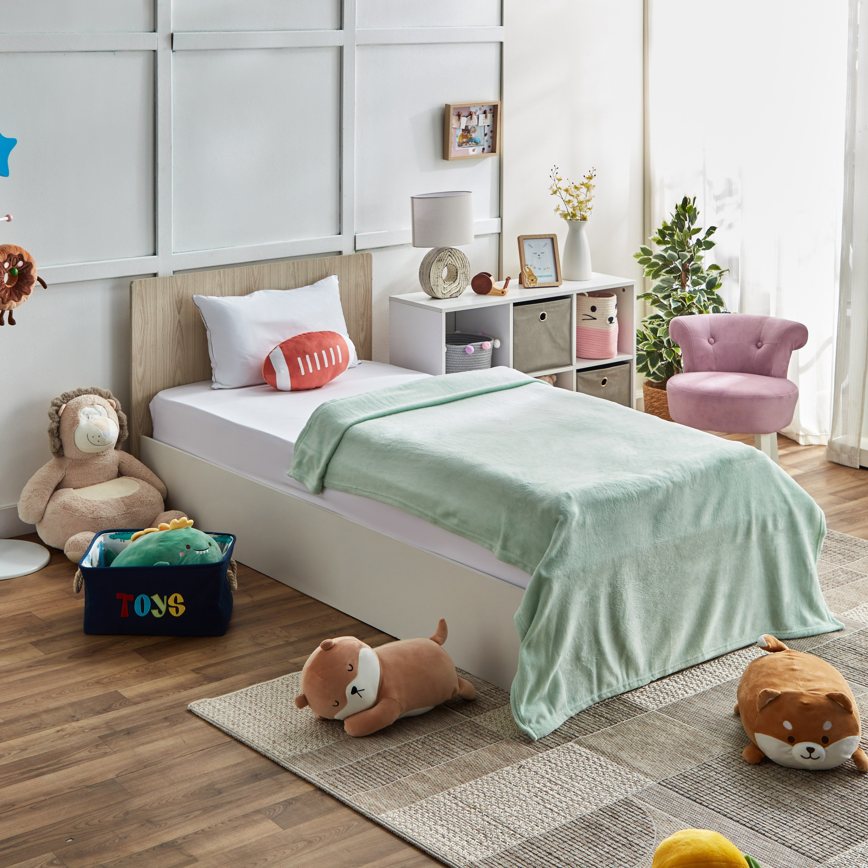 بطانية أطفال صوف كورال سادة من أونتاريو - 170x120 سم-hbxhomeware-hbxkidsandyouth-image-7