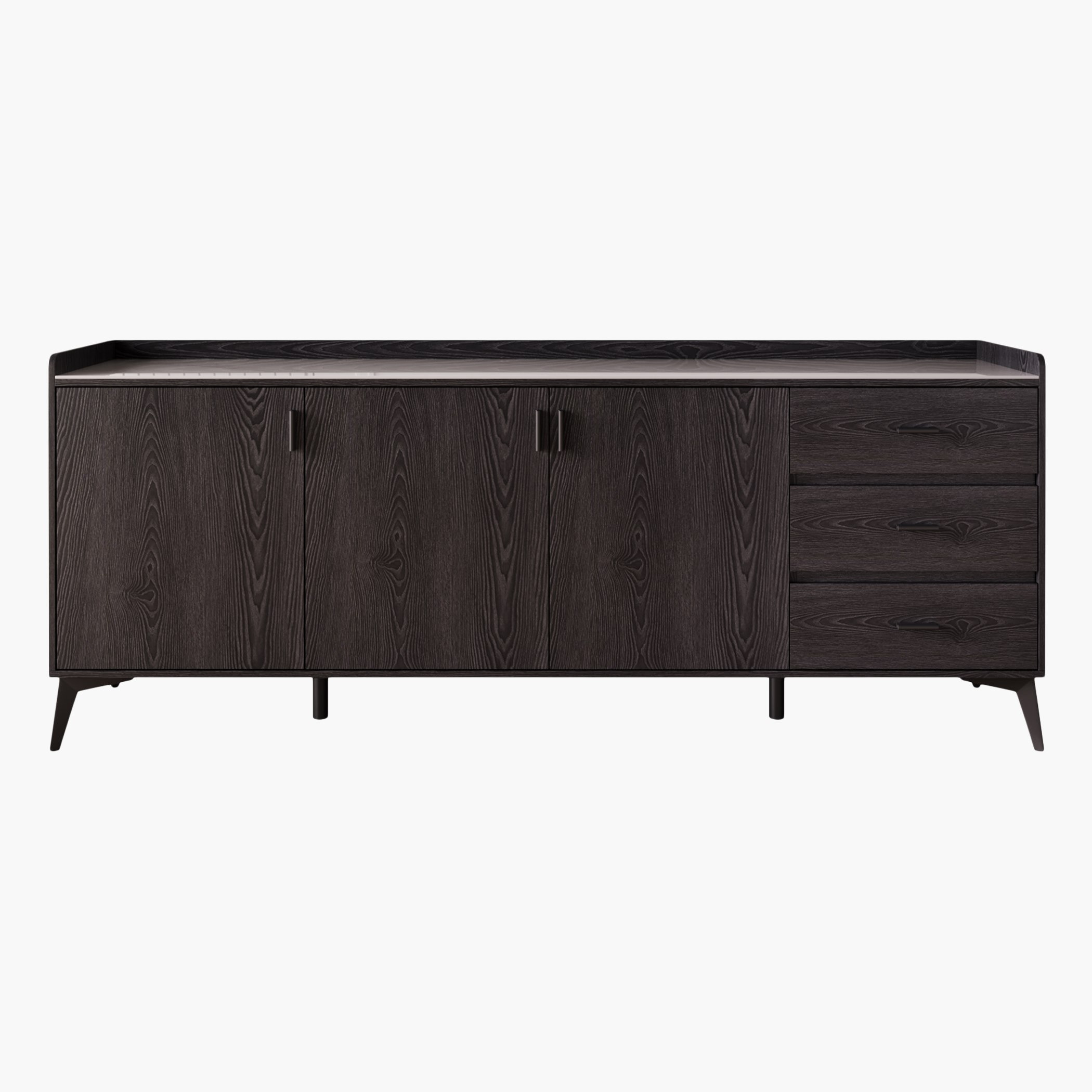 Marwell 2 Metre 3-Door Sintered Stone Top Large Sideboard with 3 Drawers-hbxfurniture-diningroom-buffetsandsideboards-image-8