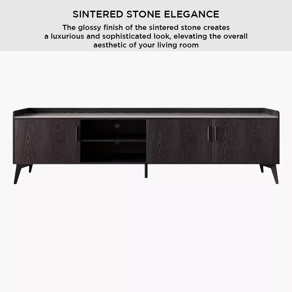 Marwell 2 Metre TV Unit with Sintered Stone Top for TVs up to 80 inches-hbxlivingroom-mediaunitsandstorage-tvunits-image-6