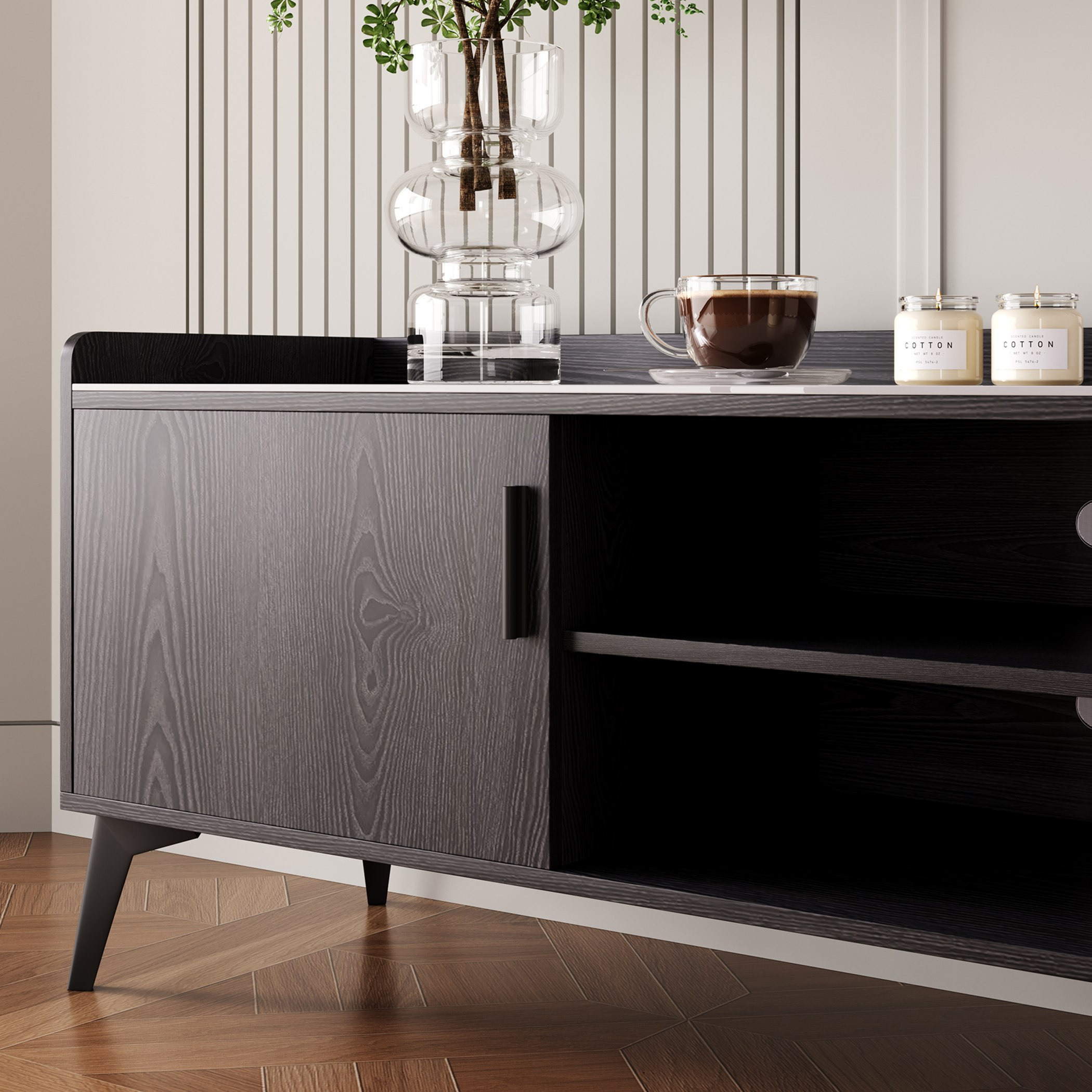 Marwell 2 Metre TV Unit with Sintered Stone Top for TVs up to 80 inches-hbxlivingroom-mediaunitsandstorage-tvunits-image-8