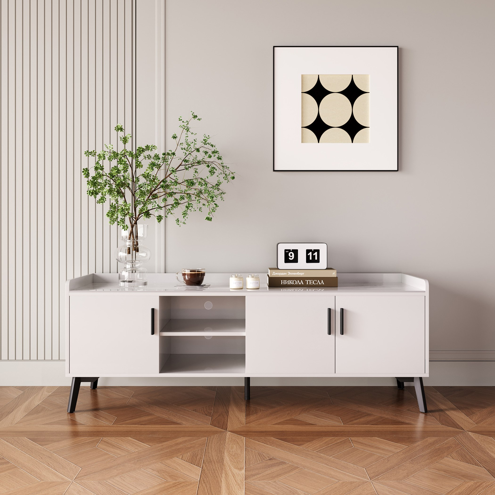وحدة تلفزيون 1.5 متر مع سطح حجر ملبد للأجهزة حتى 65 بوصة من مارويل-hbxlivingroom-mediaunitsandstorage-tvunits-image-2