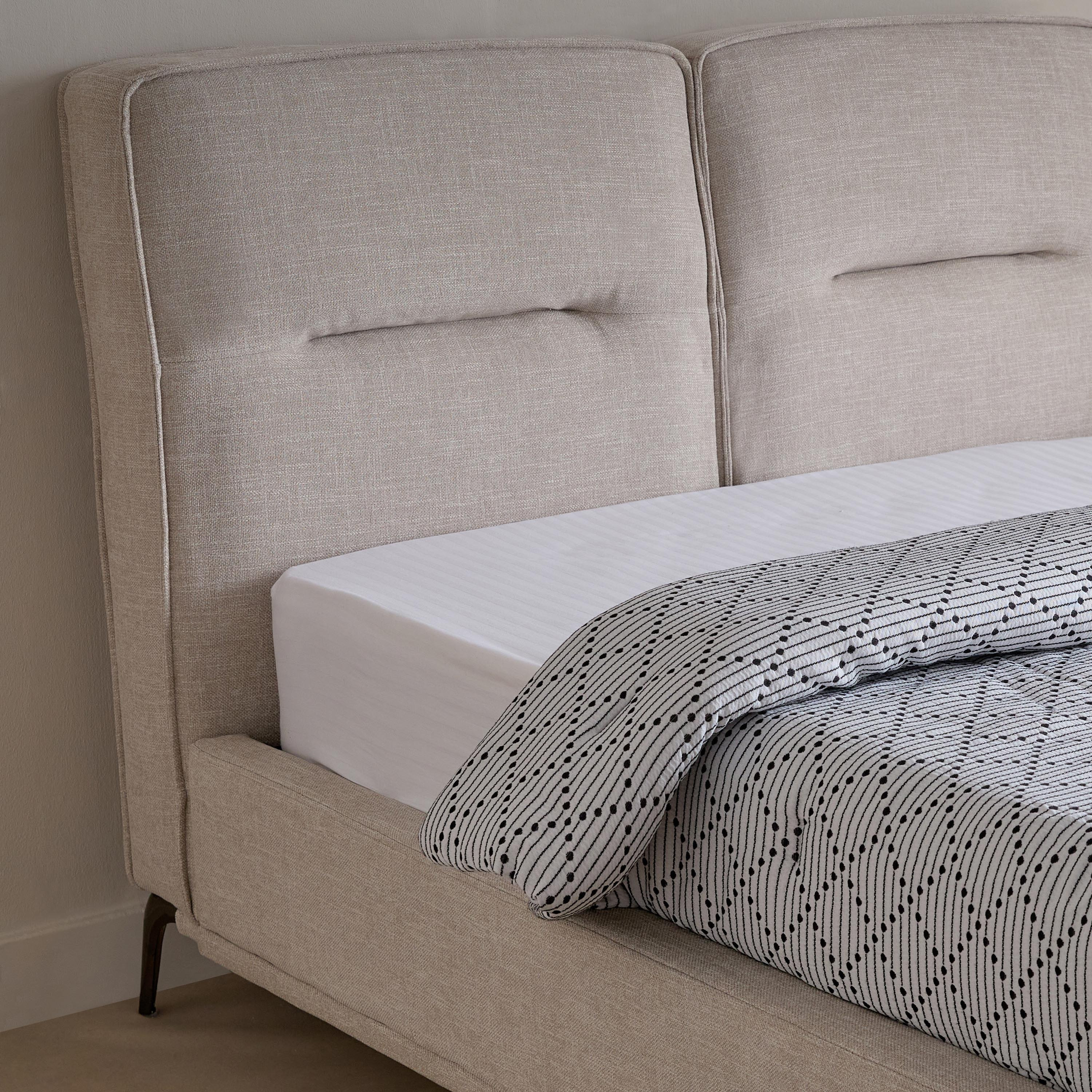 Marwell Carina Upholstered Twin Bed - 120x200 cm-hbxbedroom-bedsandbedsets-upholsteredbeds-twin-image-3