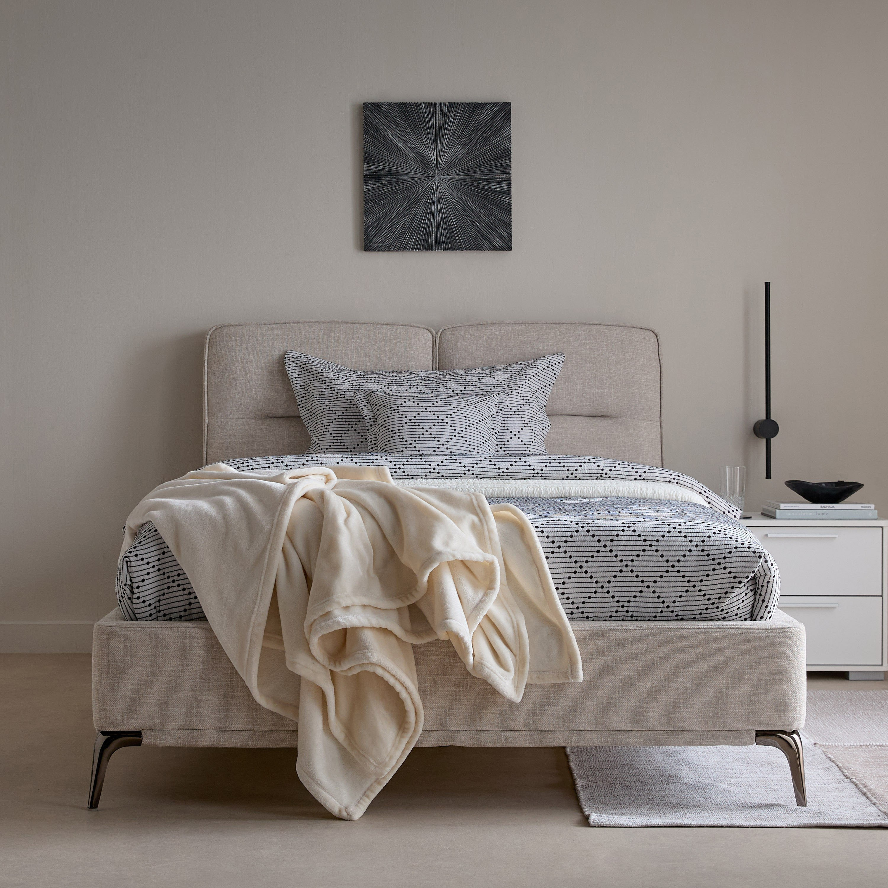 Marwell Carina Upholstered Twin Bed - 120x200 cm-hbxbedroom-bedsandbedsets-upholsteredbeds-twin-image-9
